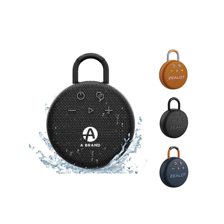 Waterproof Bluetooth Speaker with Carabiner 1