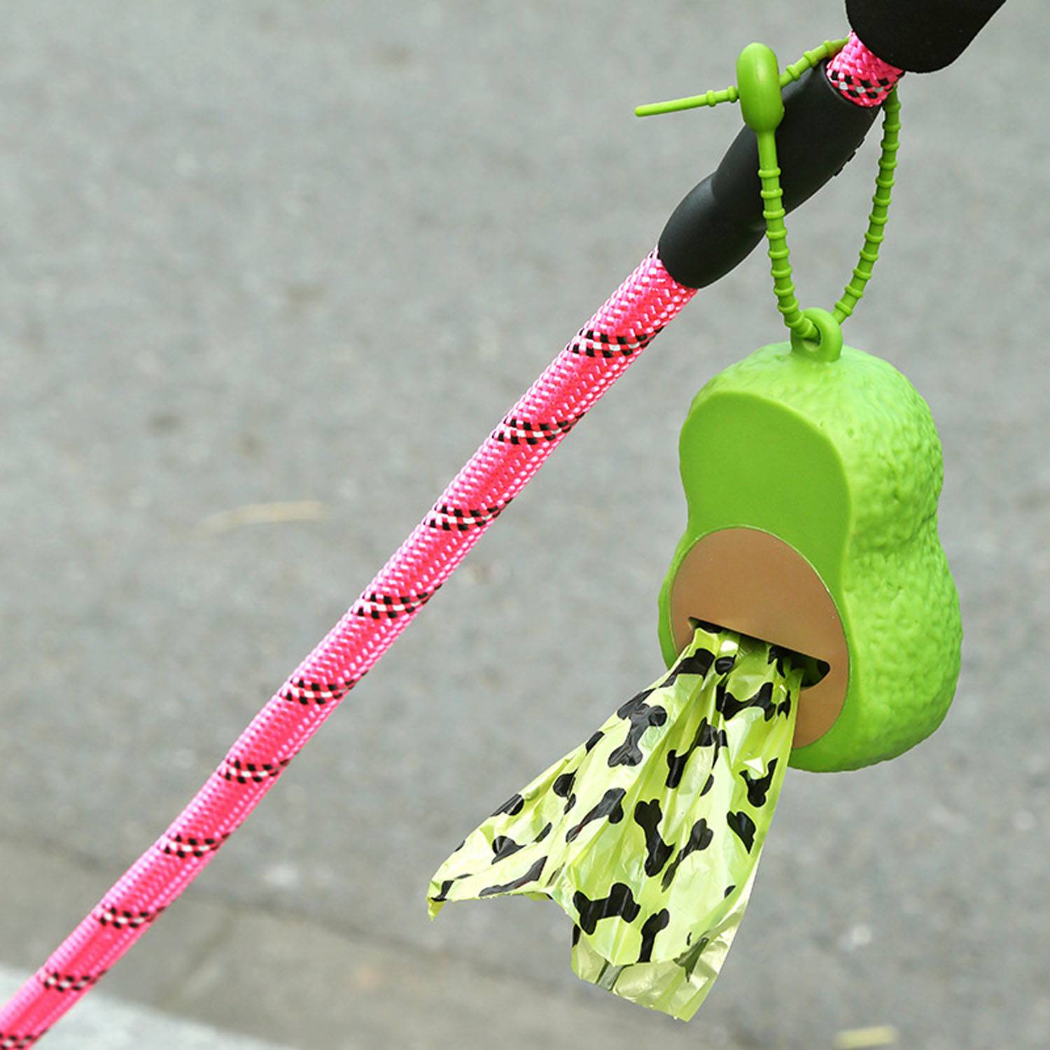 Avocado Shaped Portable Pet Waste Bag Dispenser 3