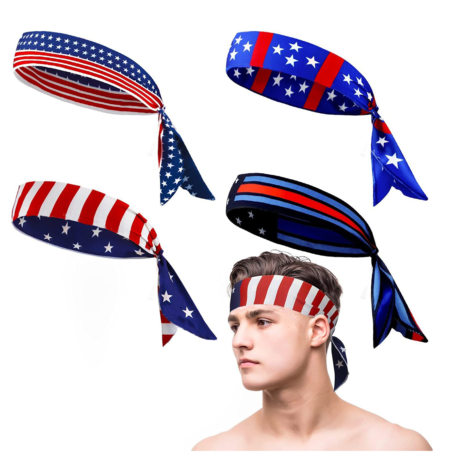 Adjustable Sports Headband Sweatband 8