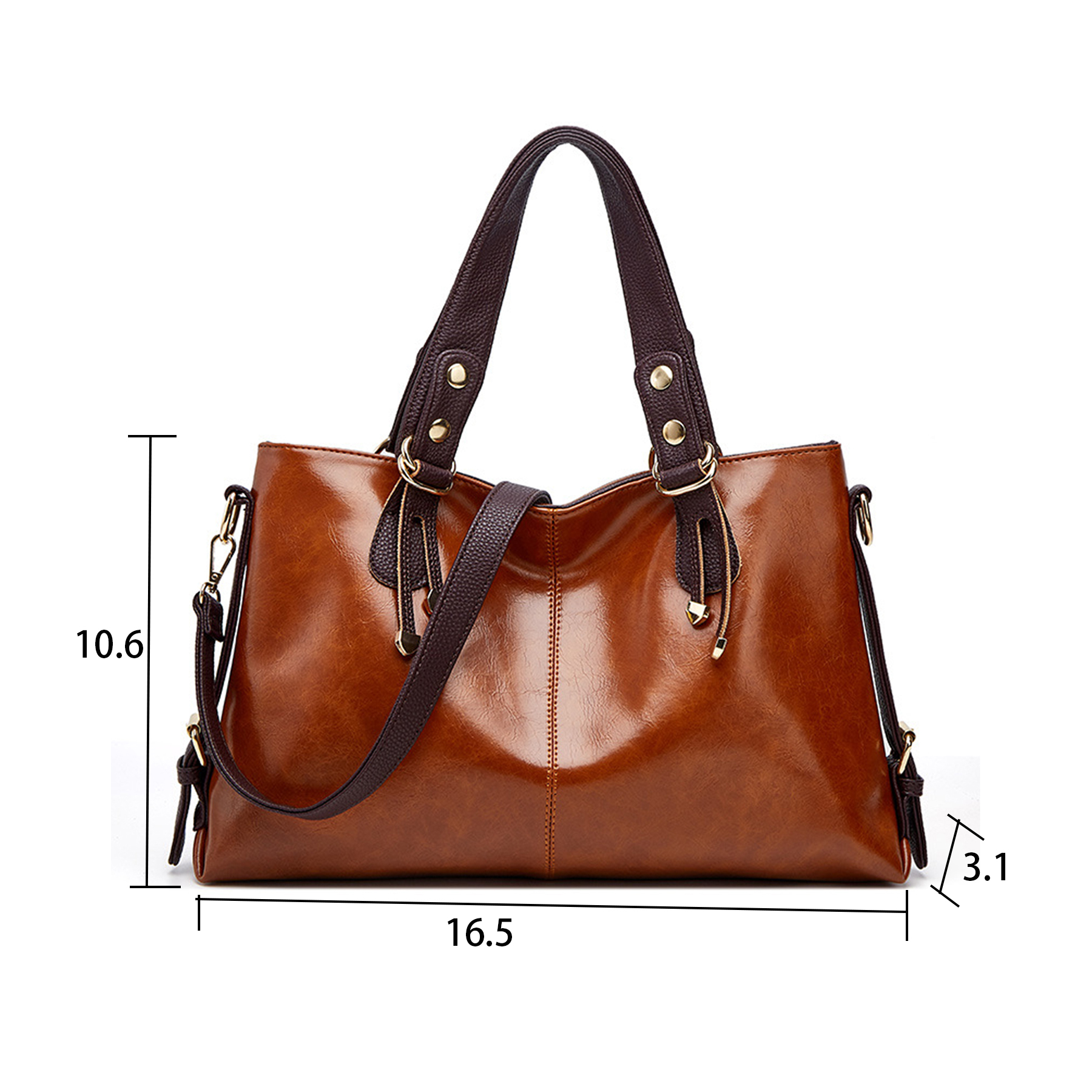 PU High Capacity Tote Package, custom tote bag with logo imprint 6