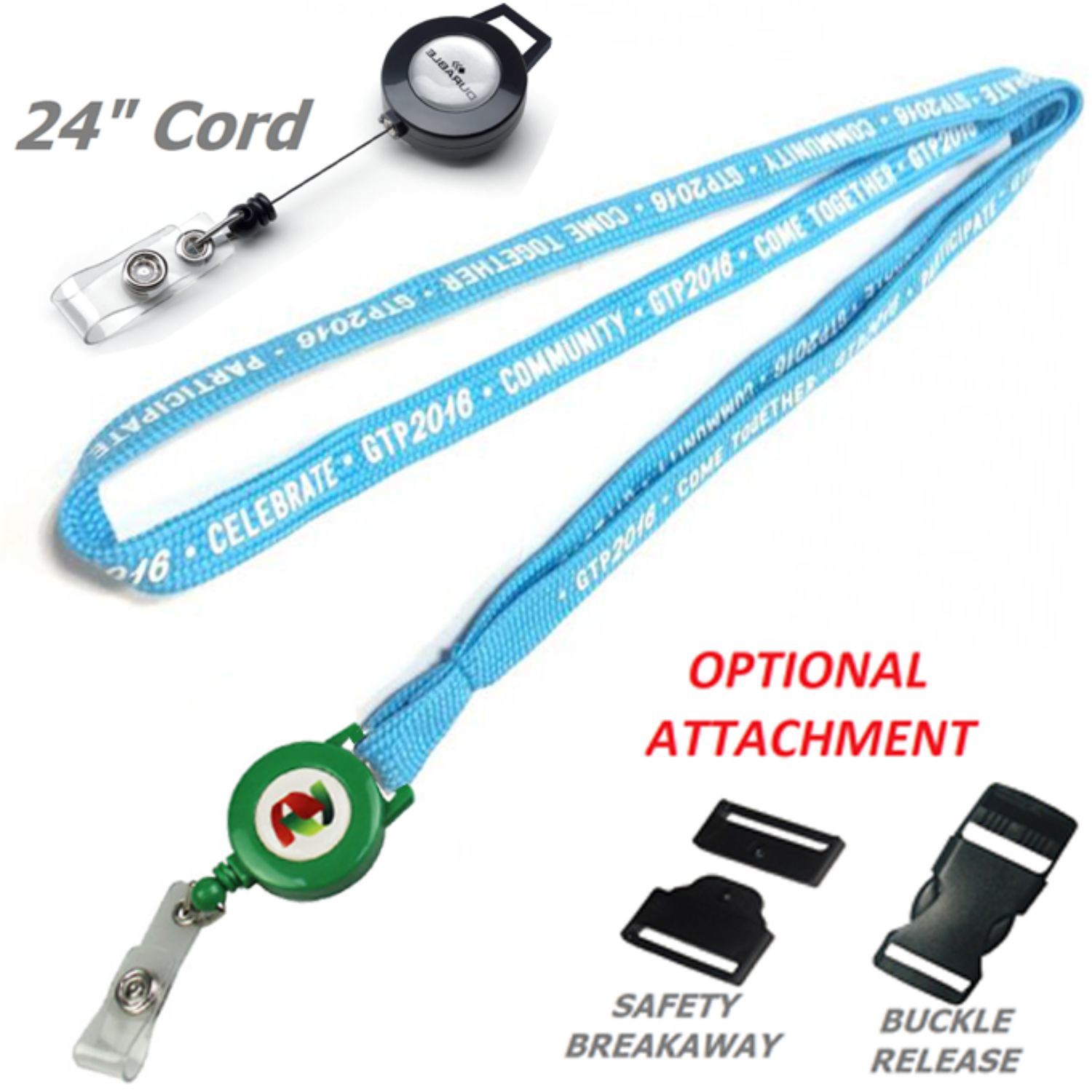 Tube Lanyard with Retractable Reel Combo 2