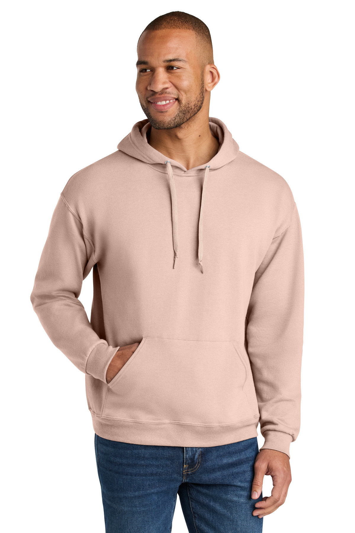 Jerzees Ultimate Unisex CVC Ring Spun Hooded Sweatshirt IC49M 46