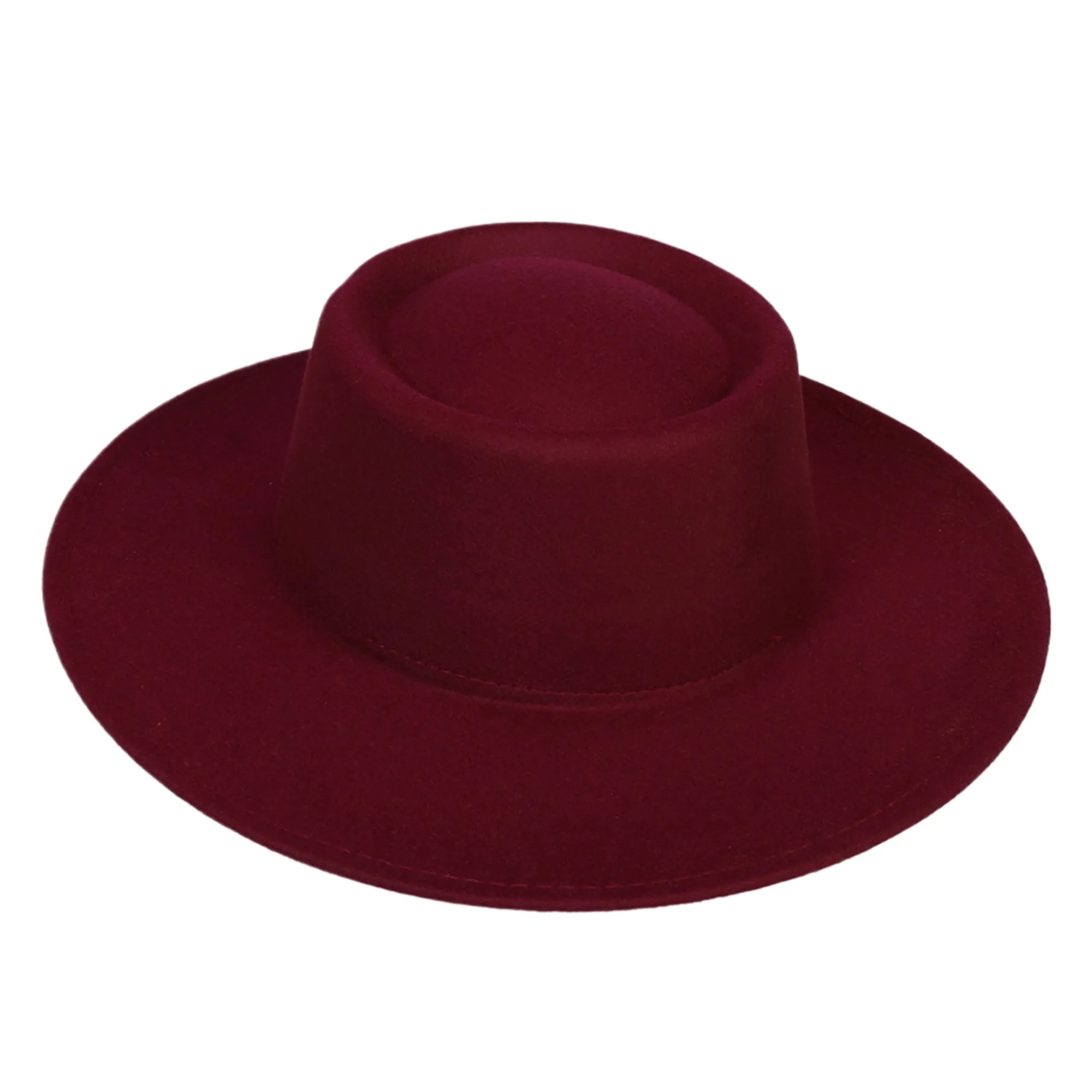 MOQ50 Wide Brim Vintage Fedora Hat 18