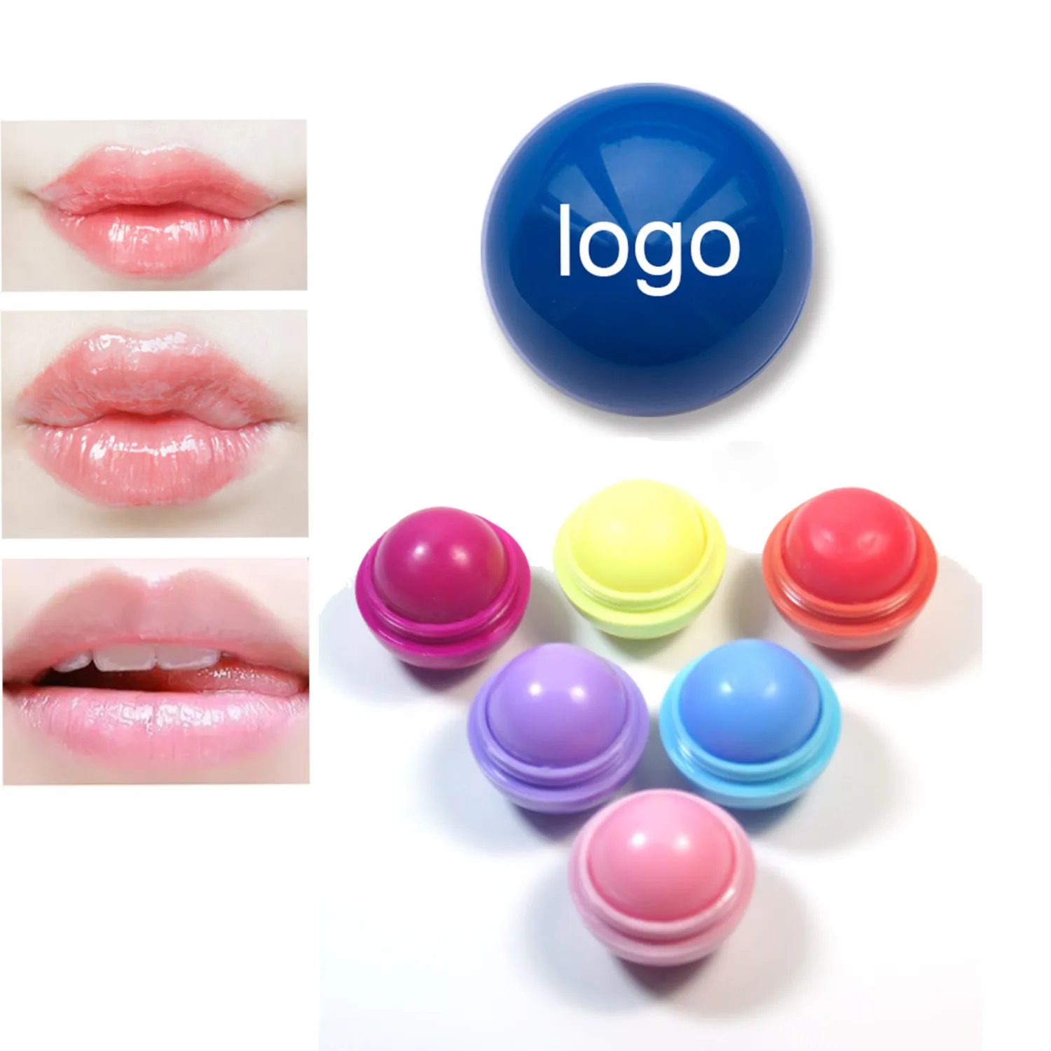 Multi-color ball moisturizing lip balm 5