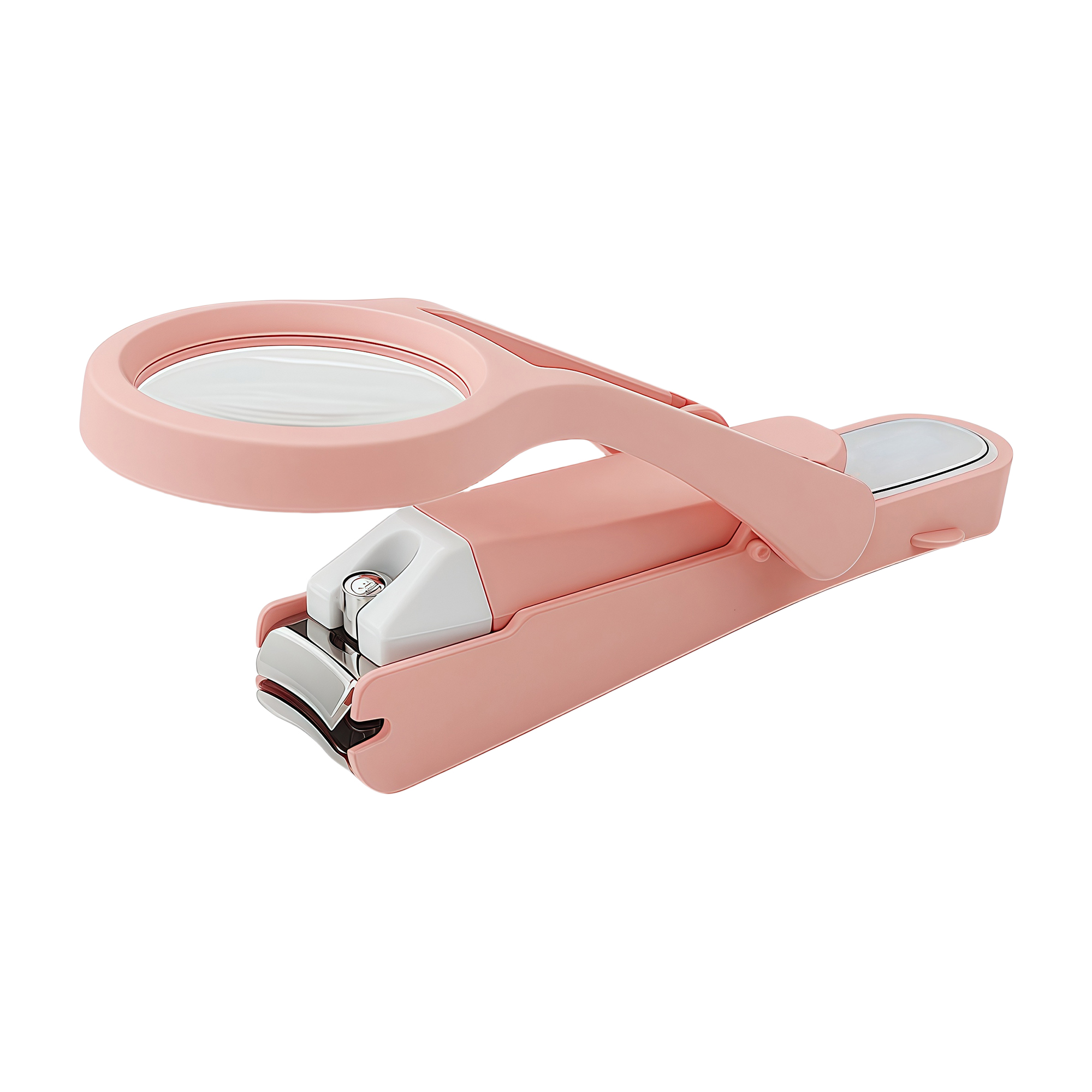 Magnifying Nail Clipper for Seniors with Rubber Handle 2