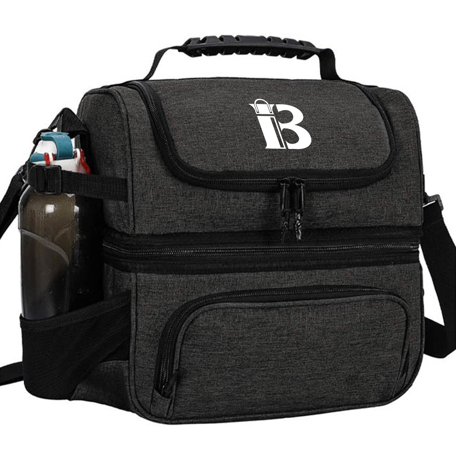 8L Double Deck Oxford Insulated Lunch Bag 2