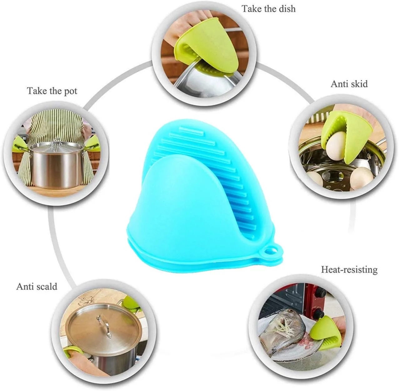 Silicone Heat Resistant Cooking Mitt 4