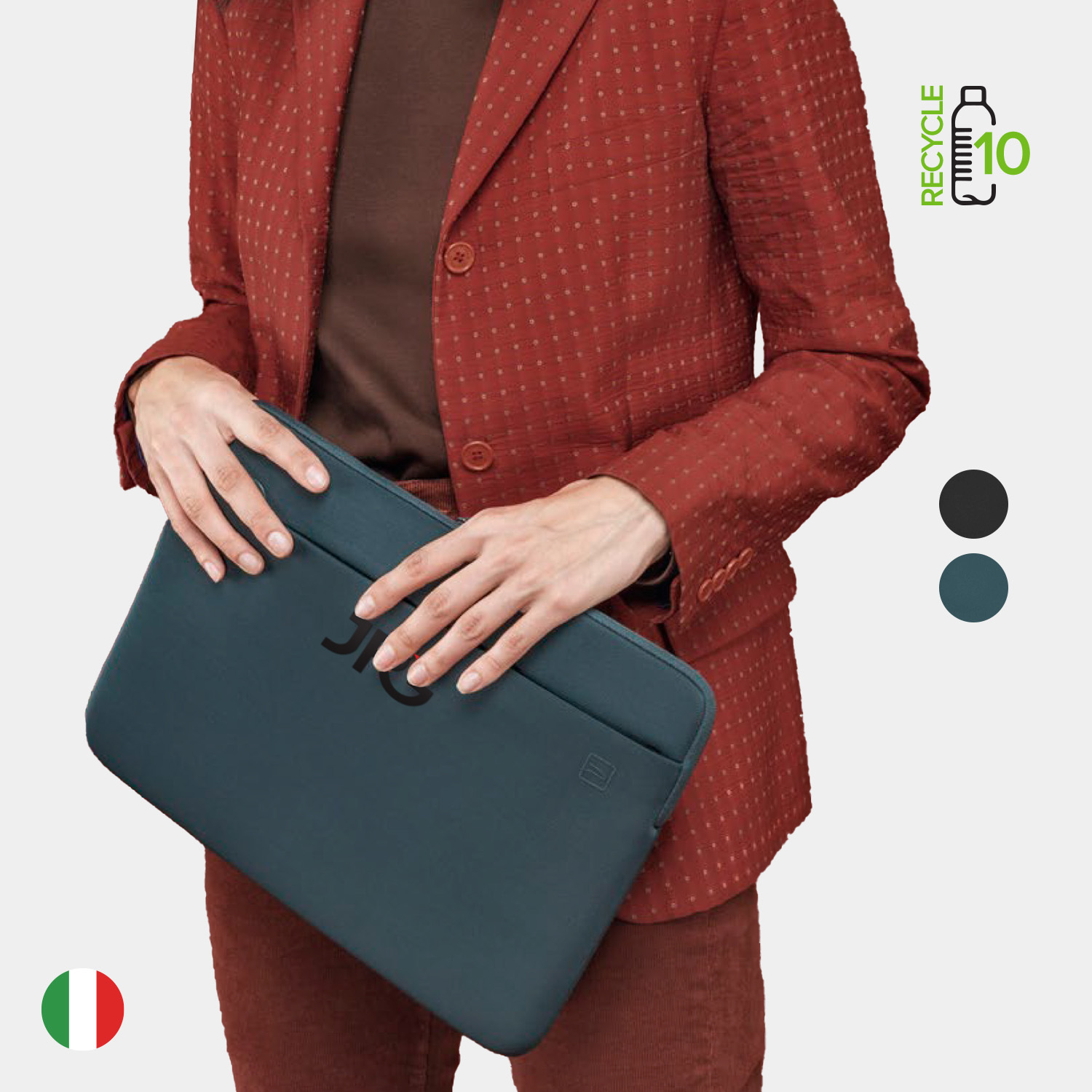 TUCANO® - Italy Recycled Anti-Slip Business 14" Laptop Sleeve 8