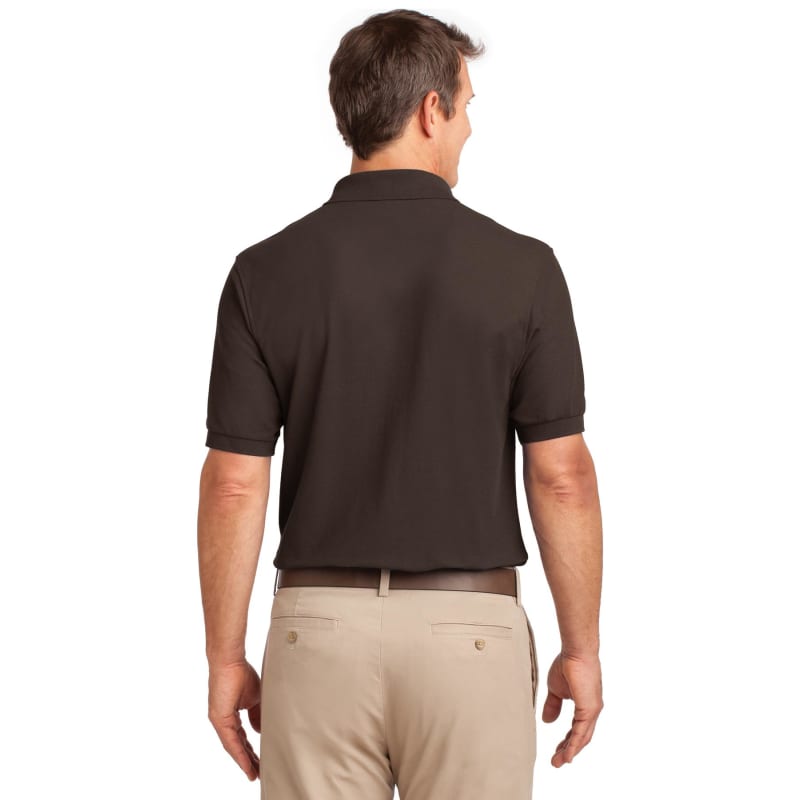 Port Authority Silk Touch Polo With Pocket. 6
