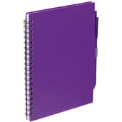 FSC® Recycled 5.5” x 7” Spiral Notebook w/ RPET Pe 240