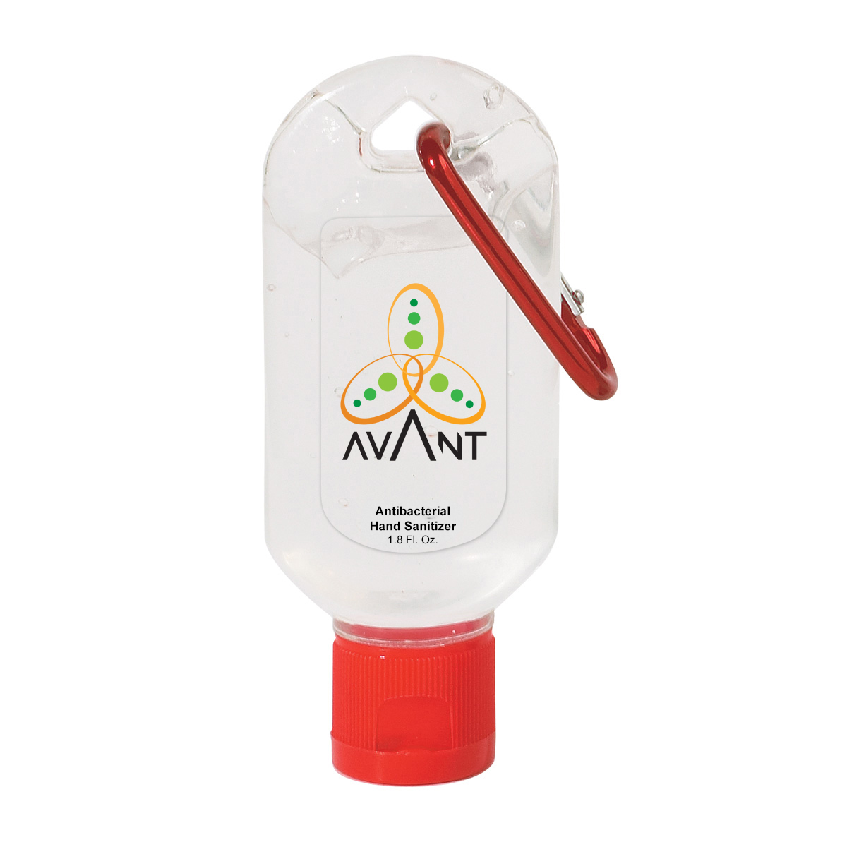 1.8 OZ. HAND SANITIZER WITH CARABINER 10