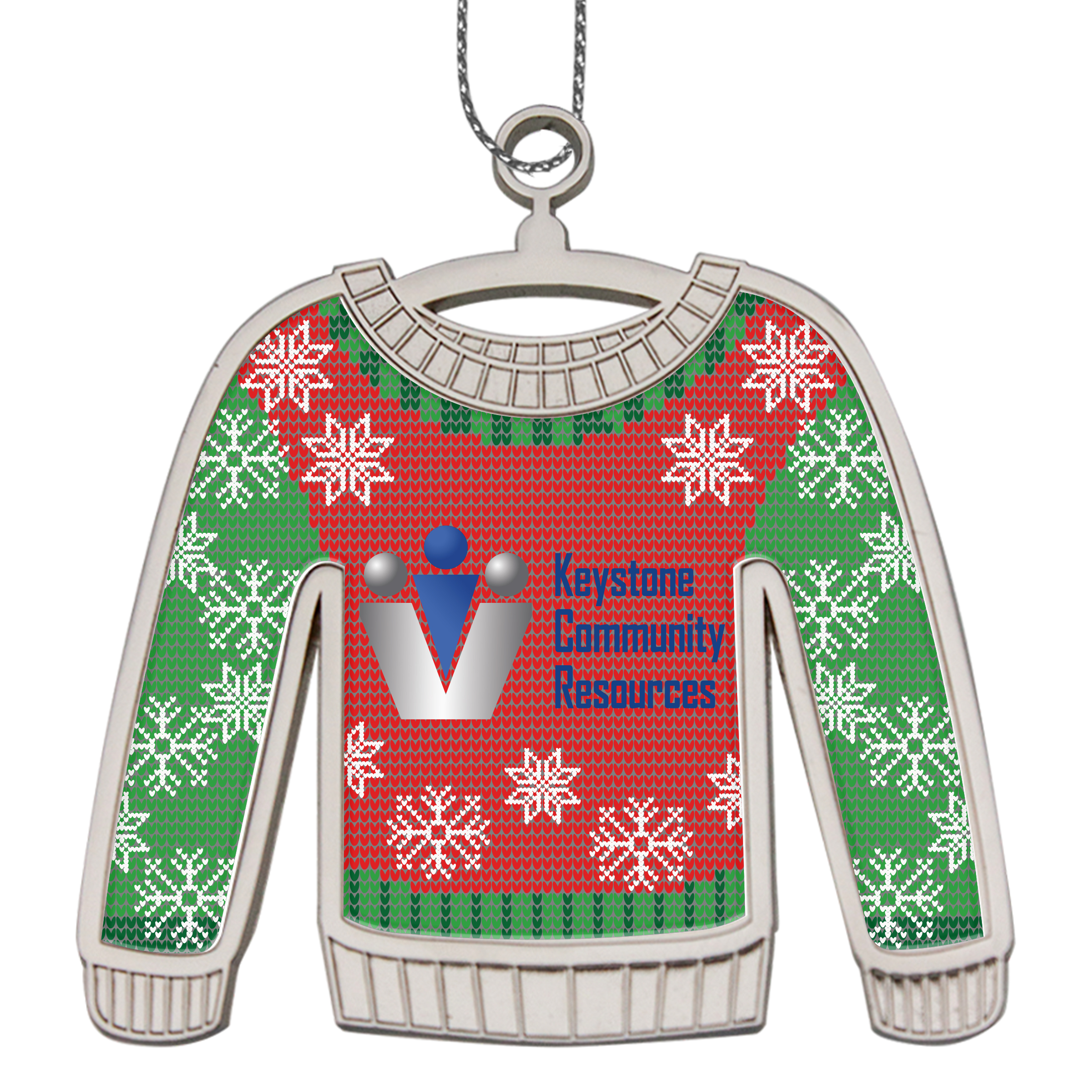 Ugly Sweater Holiday Ornament 10