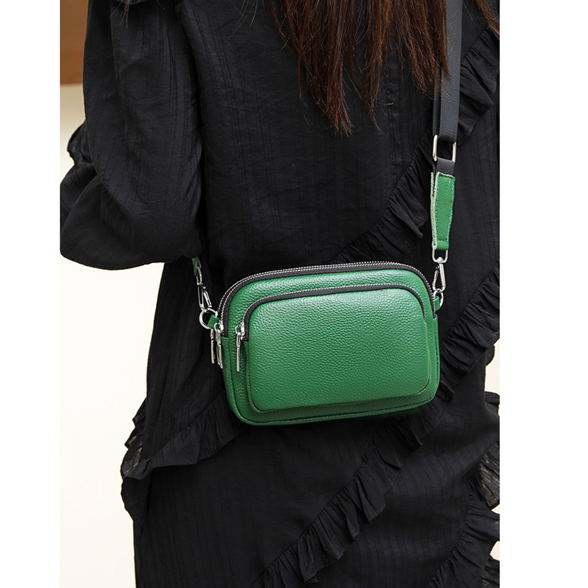 Leather Elegant Crossbody Shoulder Bag ?C Multi-Color Options For Any Occasion 5