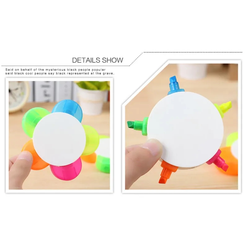 Sunflower Shape Highlighter Pen 6