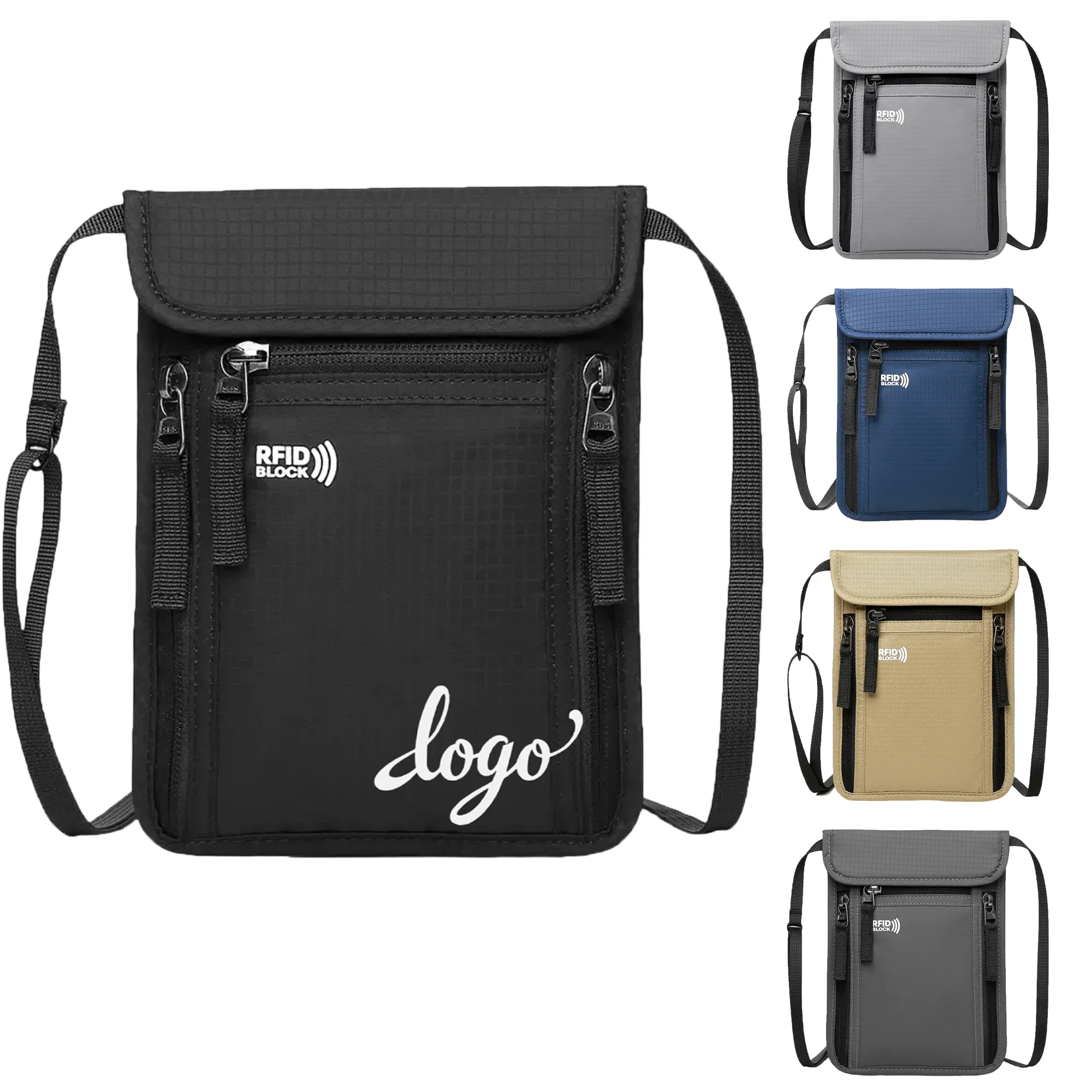 RFID-Blocking Waterproof Multi-Function Document Holder