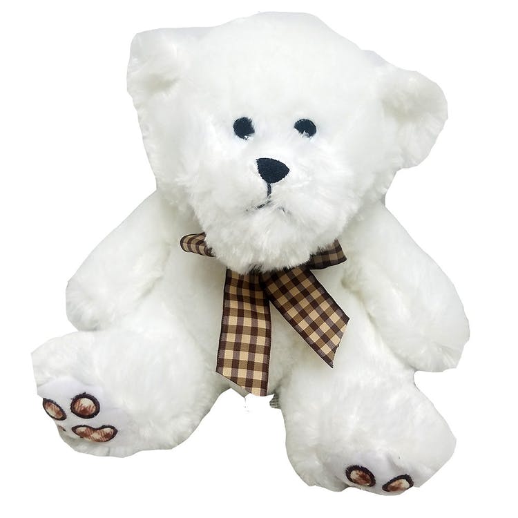 Plush Teddy Bears - White 9" 2