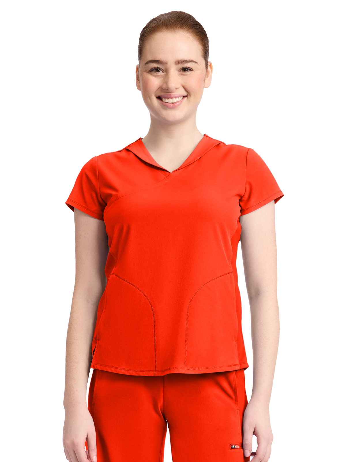 Infinity GNR8 - Women's 2-Pocket Mock-Wrap V-Neck Top 18
