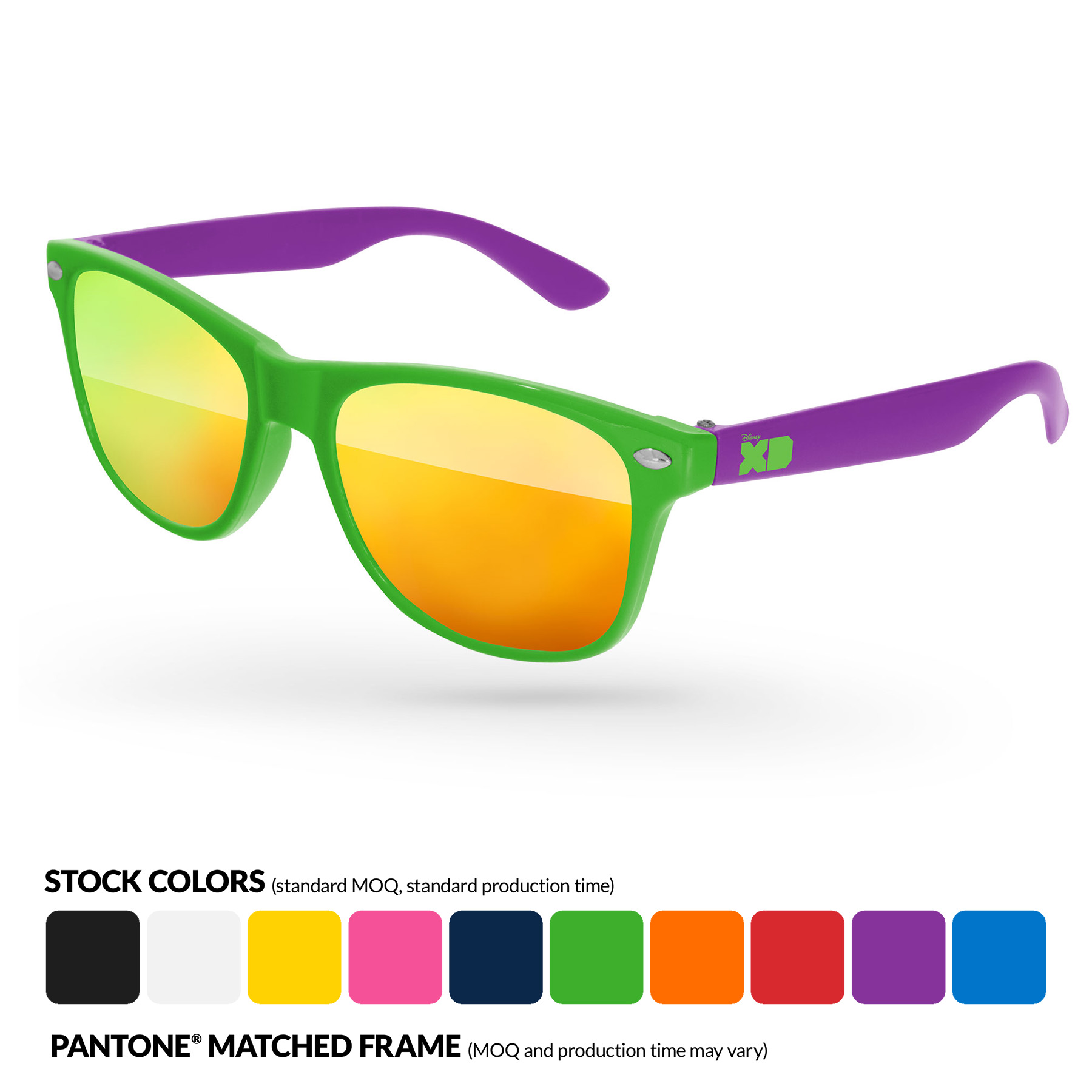 Kids 2-tone Retro Mirror Sunglasses (3 to 6 years) 10