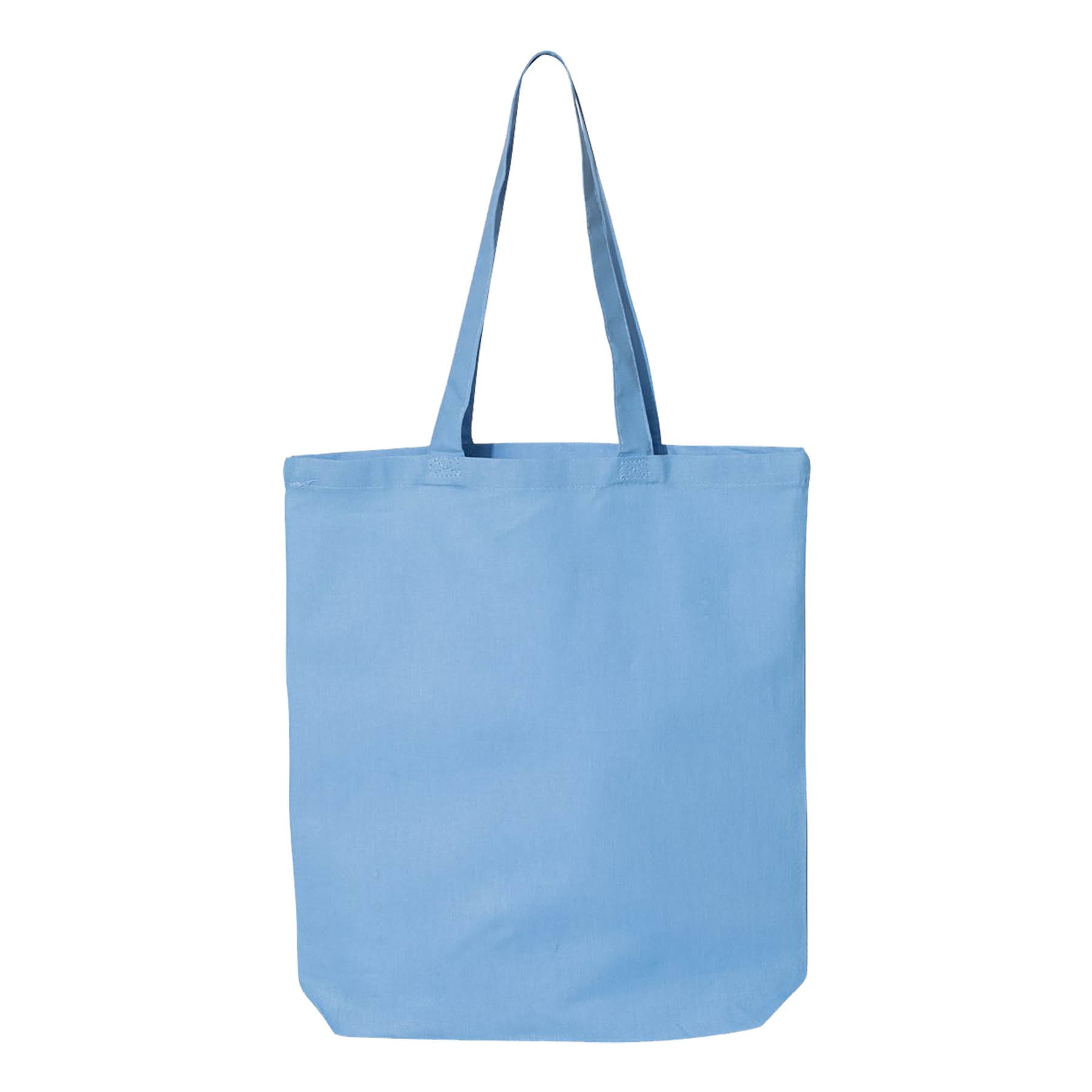 6 oz. 100% Cotton Canvas Tote Bag w/Bottom Gusset 10