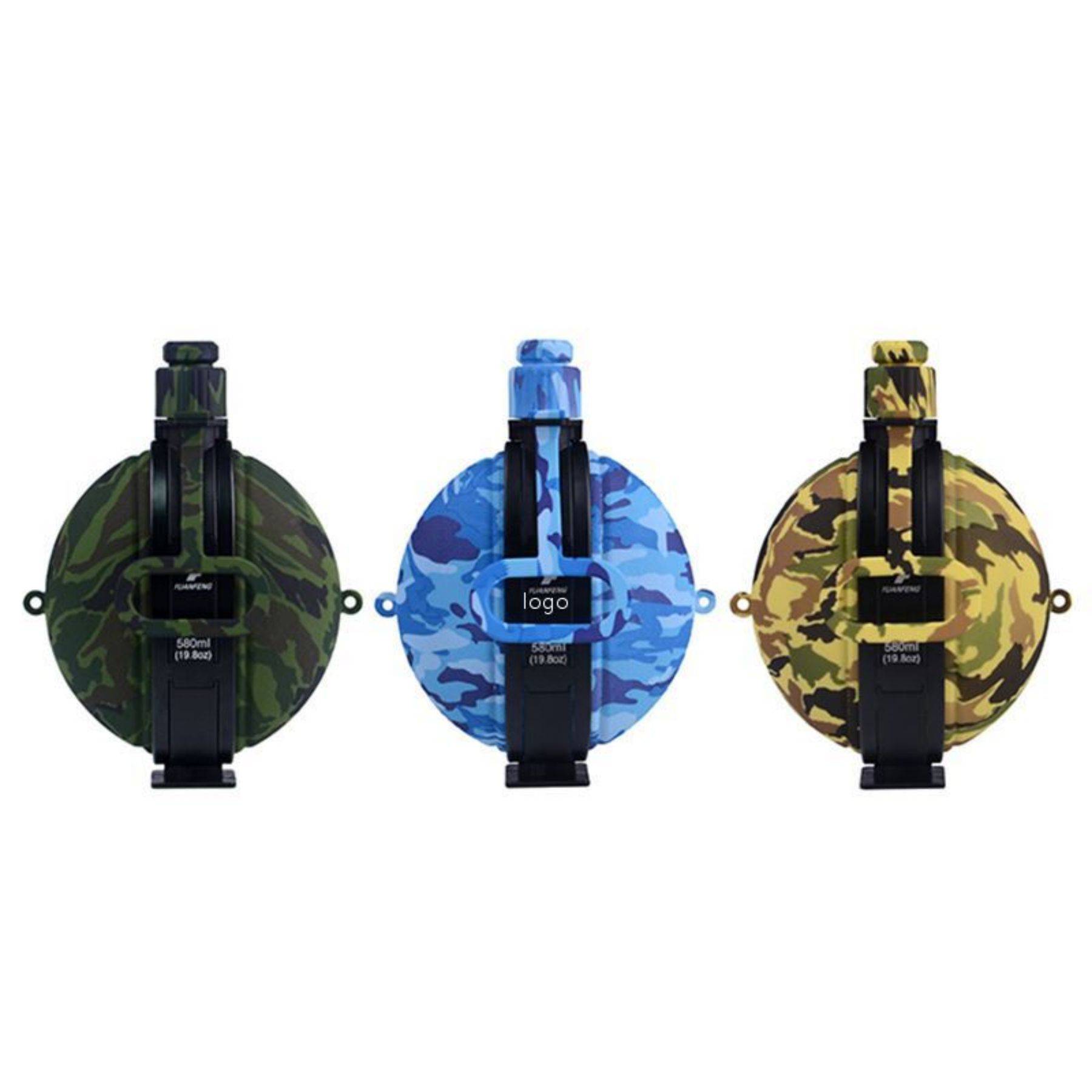 Silicone Portable Foldable Water Bottle With Compass 6