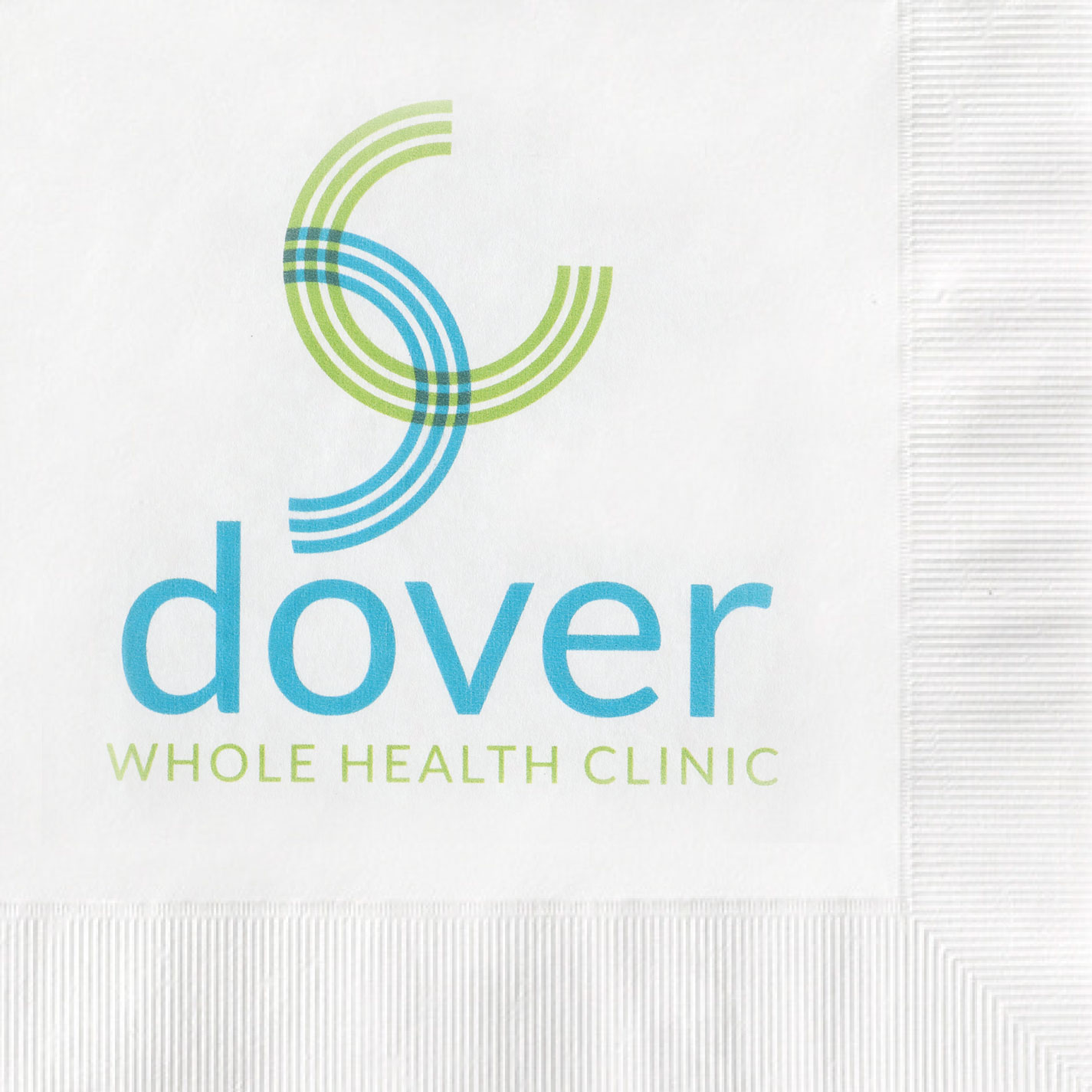 Beverage Napkin w/Coined Edge (White) 4