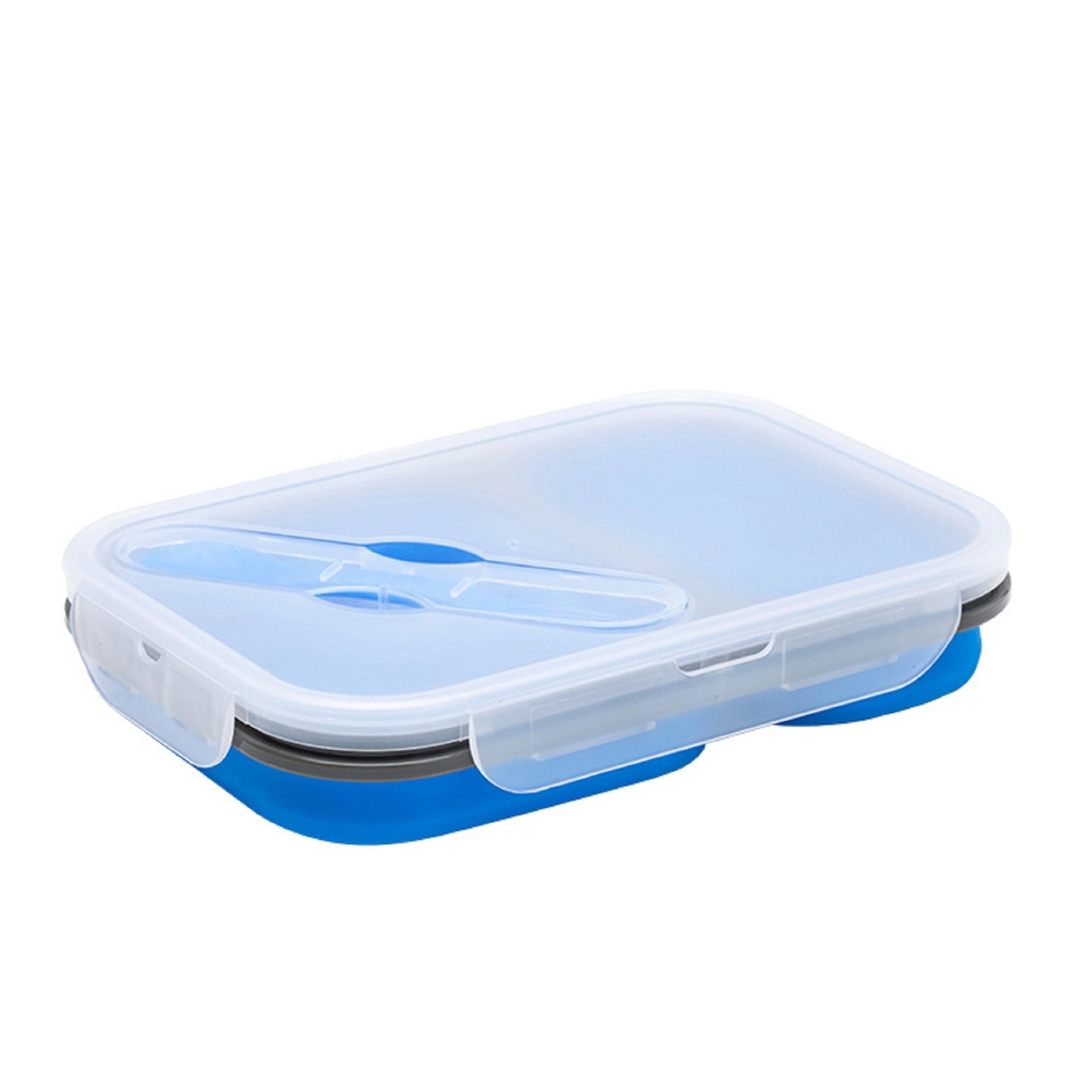 2-Compartment Reusable Silicone Lunch Box 2