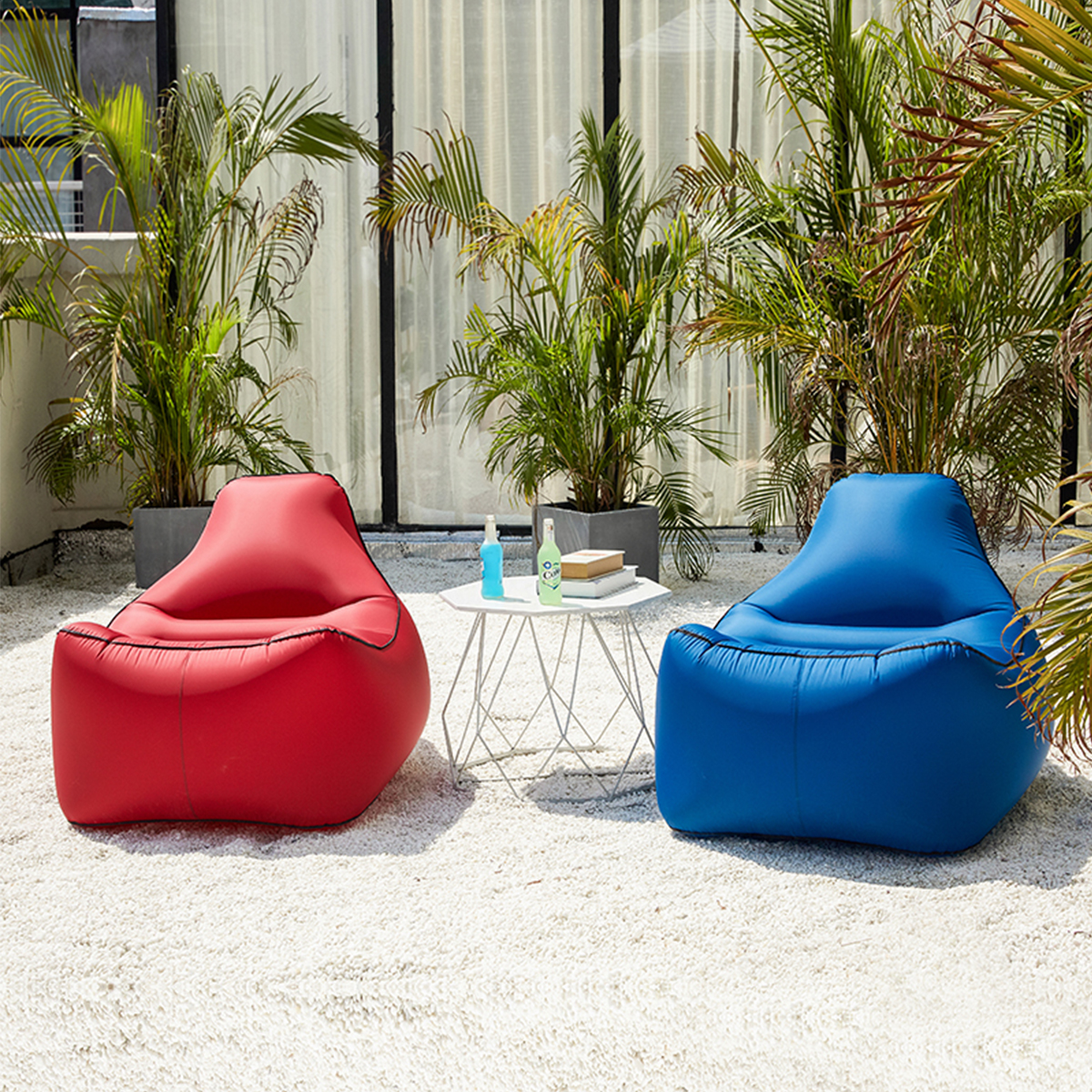 Outdoors Inflatable Loungers Air Chair 2