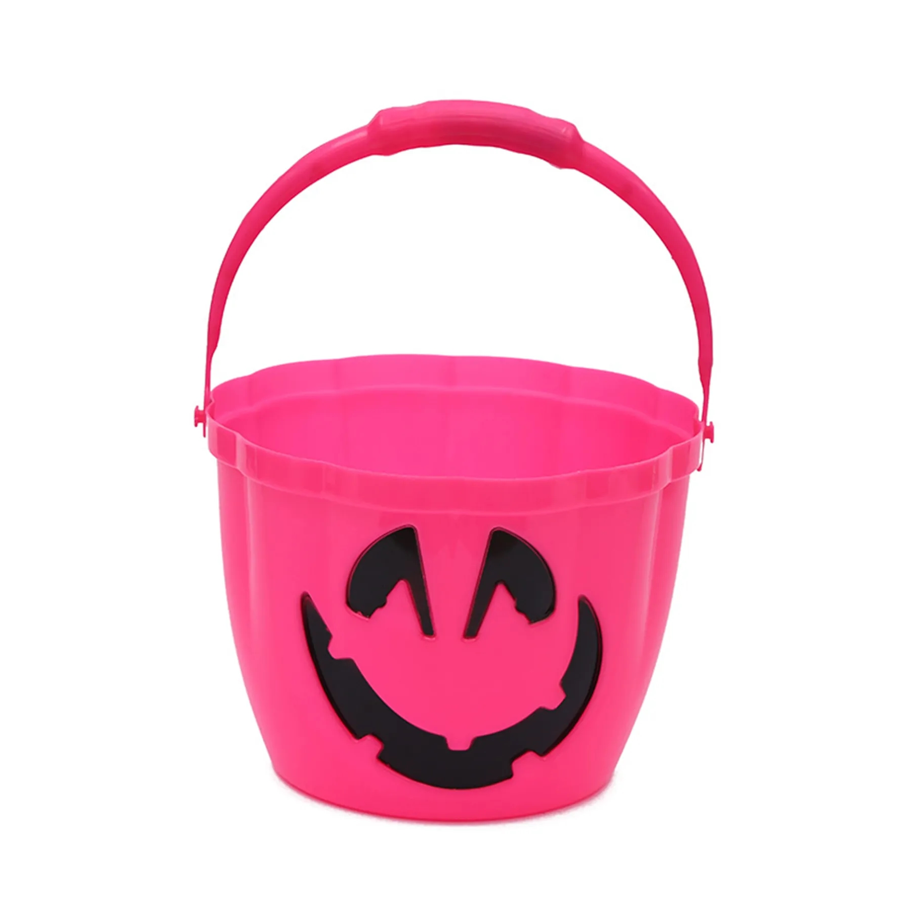 Light Up Halloween Pumpkin Buckets with LED Handle 7