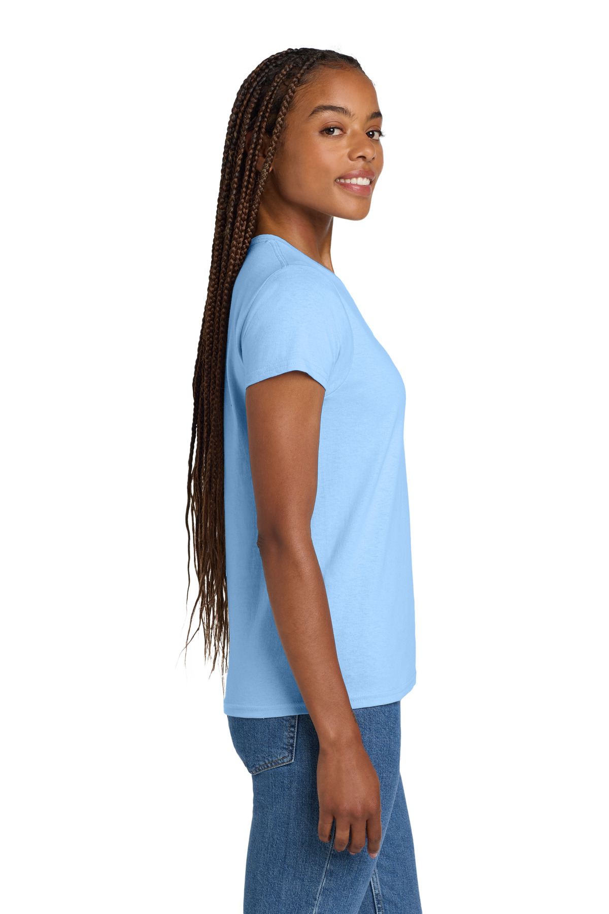 Gildan Women's Ultra Cotton 100% US Cotton T-Shirt. 2000L 109