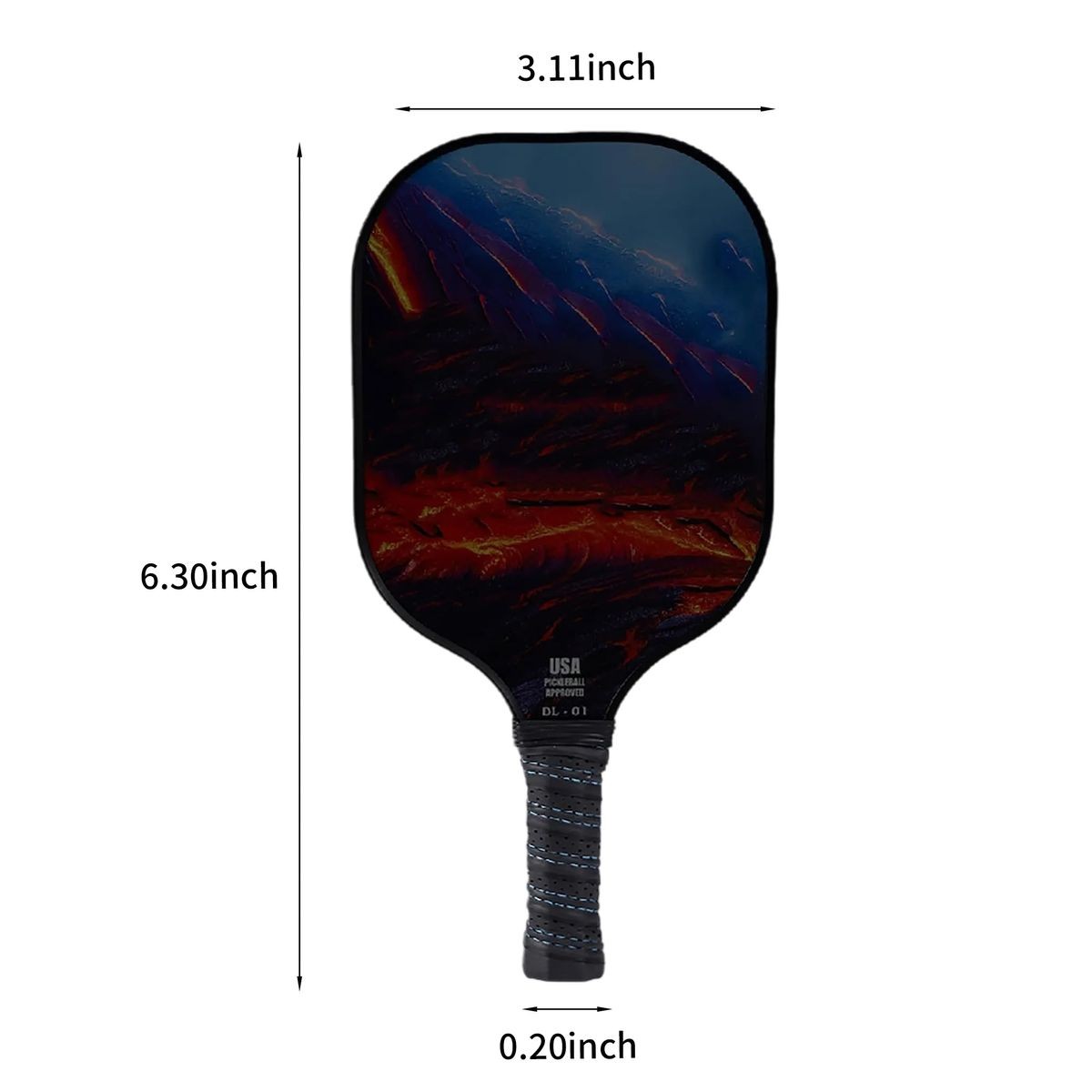 High-Performance Fiberglass Pickleball Racquets with Honeycomb Core 2