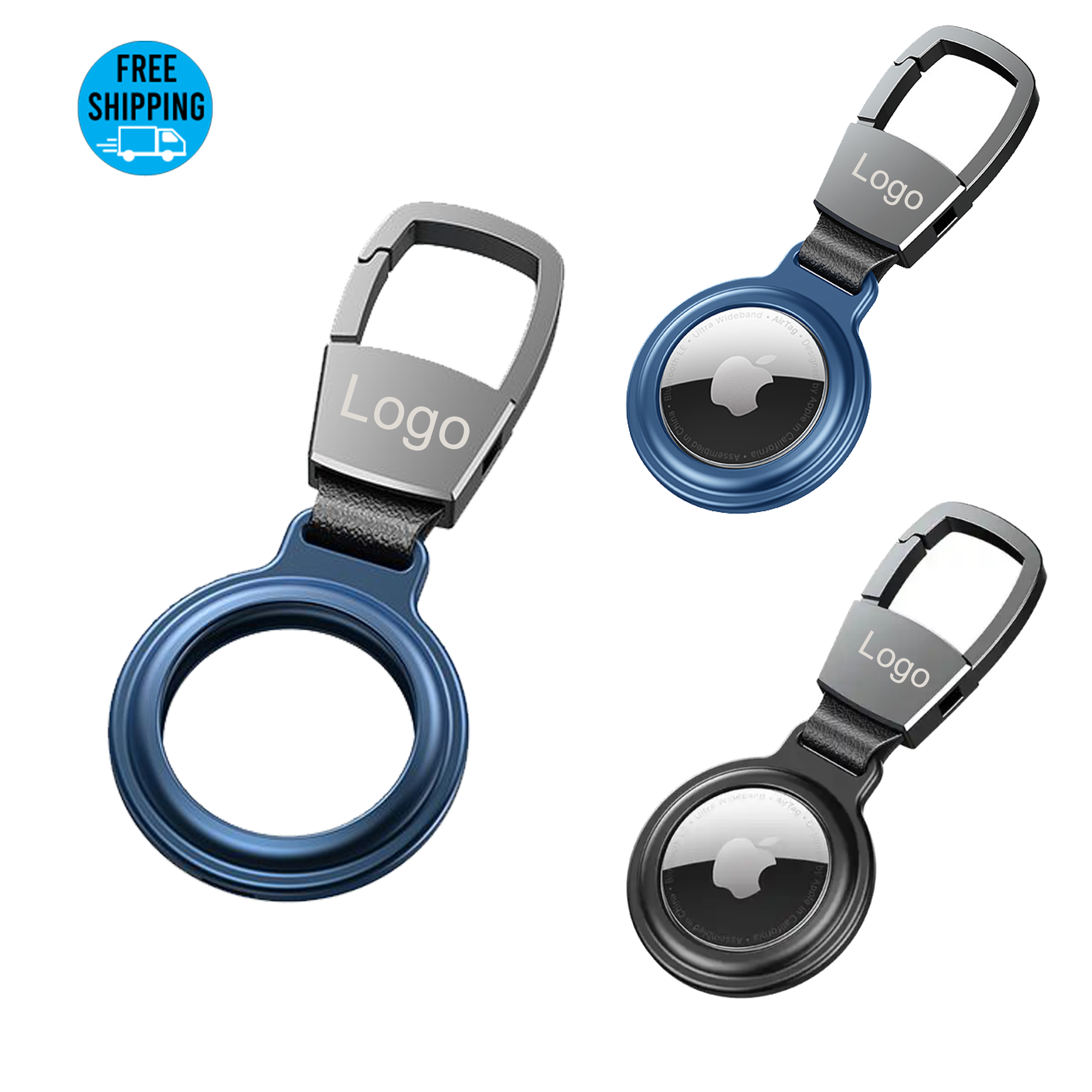 Metal Magnetic Airtag Keychain Holder 2