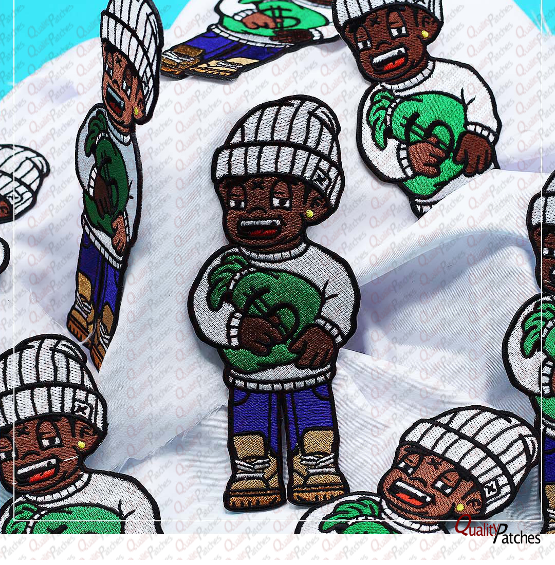 Custom Die Cut Embroidered Patches 2