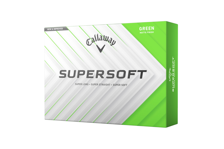 Callaway Supersoft Matte Golf Balls - Green 2