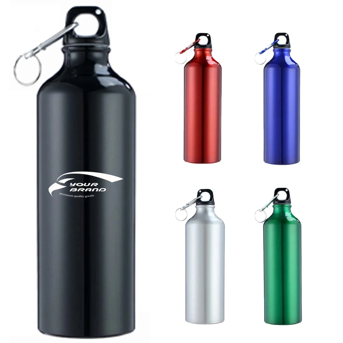 Reusable Lightweight Aluminum Leakproof Sports Water Bottle 3