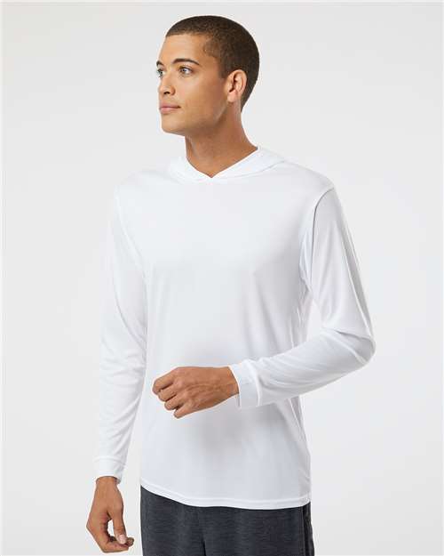 Unisex Bahama Performance Hooded Long Sleeve T-Shirt - 220 52