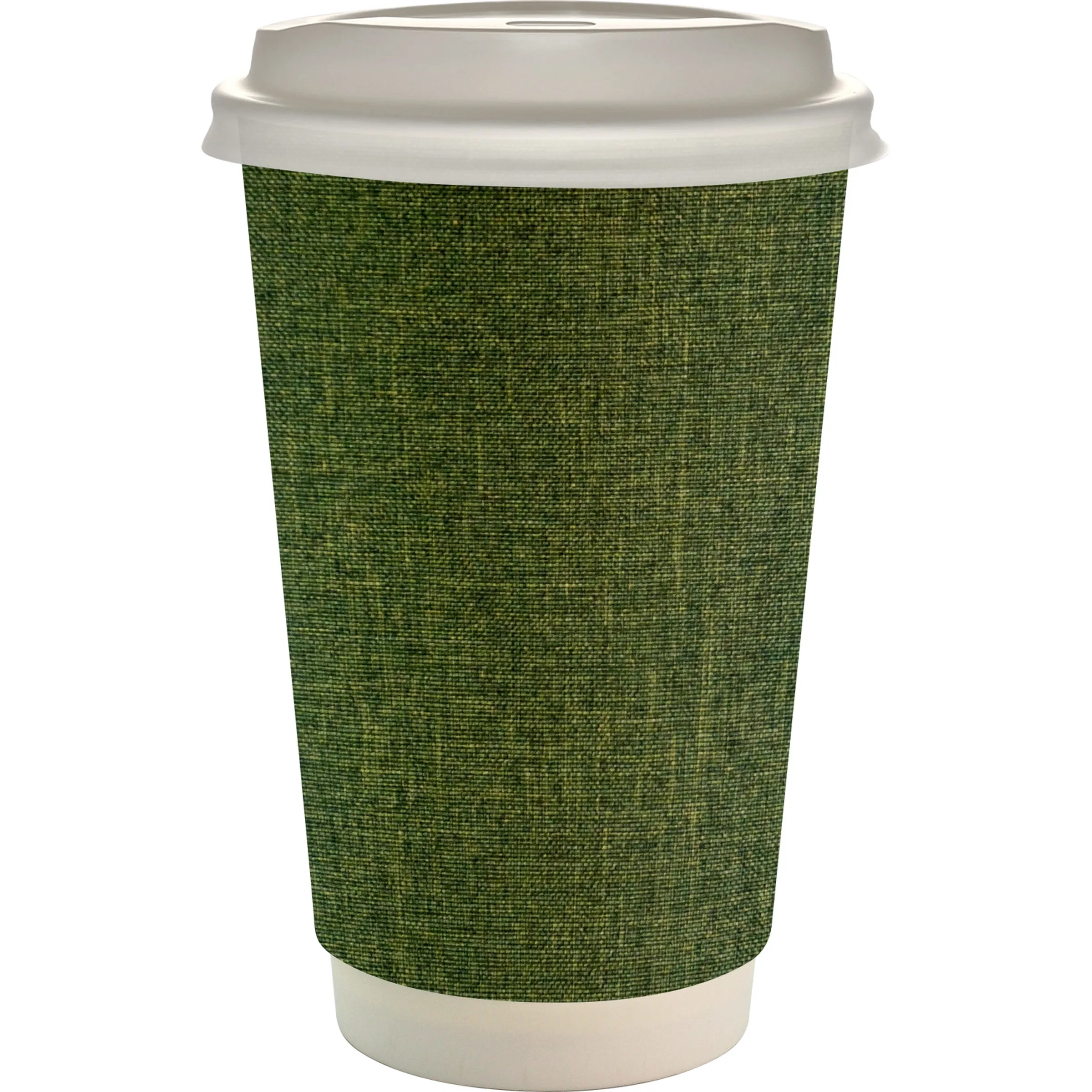 16 oz. Full Color Ridge Paper Cup With Lid 14