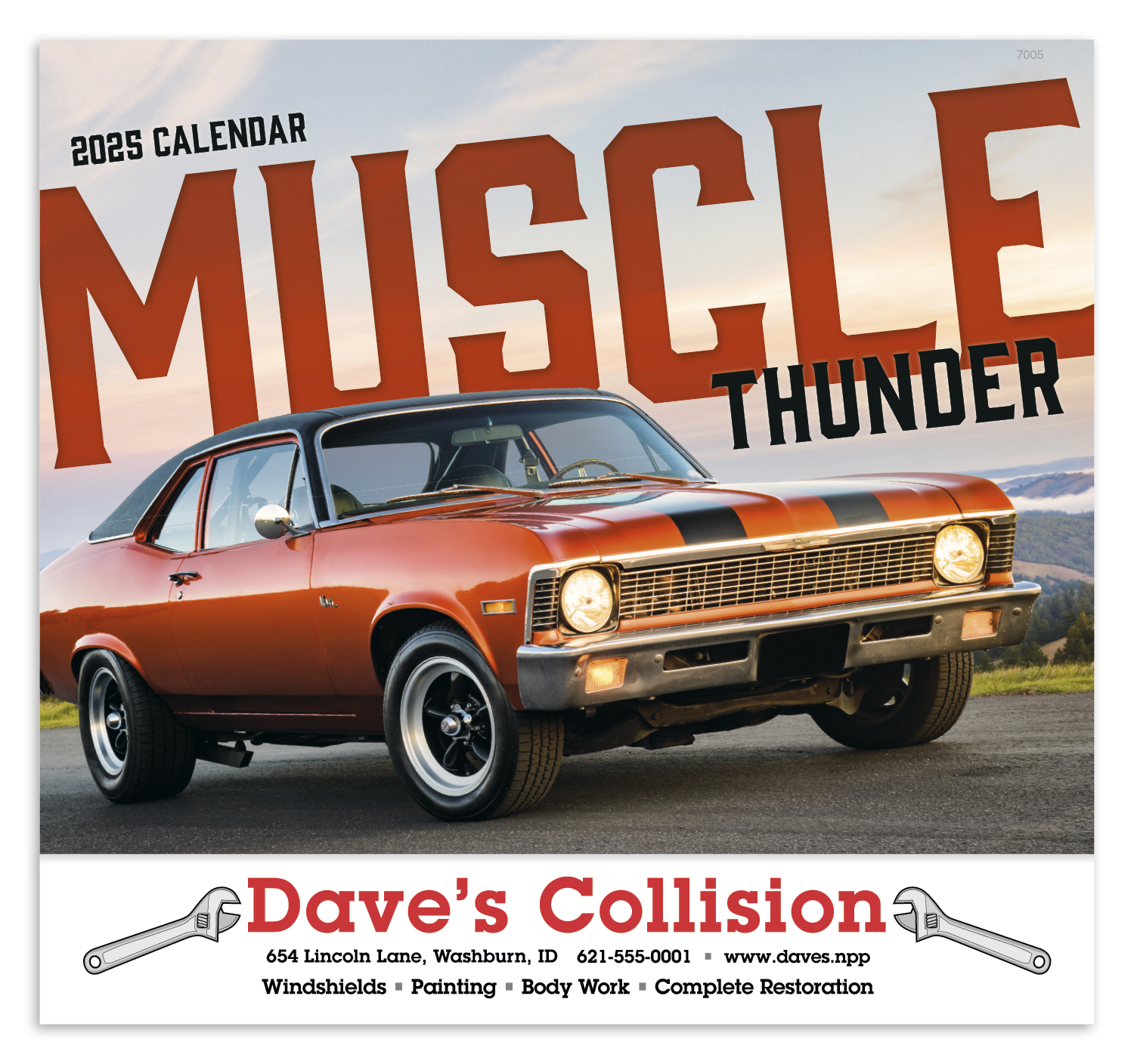 Good Value™ Muscle Thunder - Stapled Calendar 2