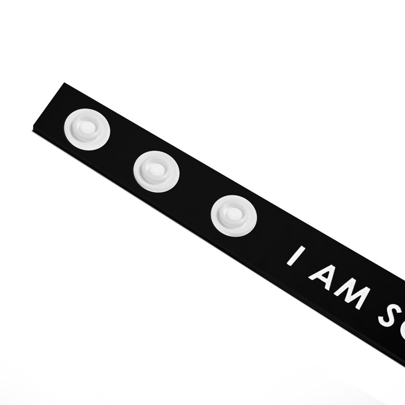 Ink Injected Silicone Adjustable  Wristbands 49