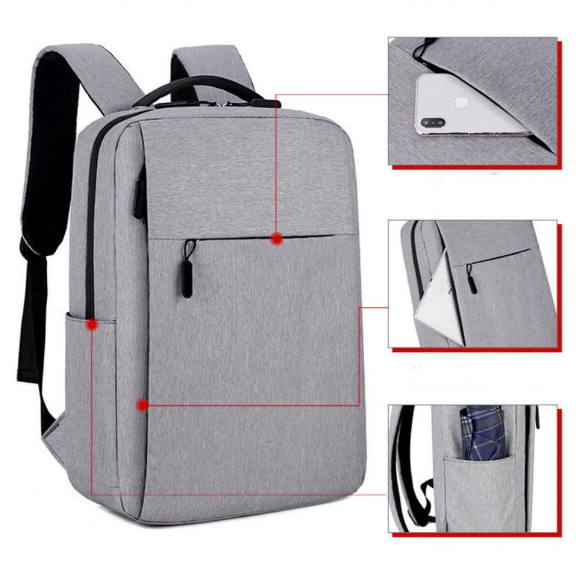 Two-shouldered Leisure Business Travel Backpack