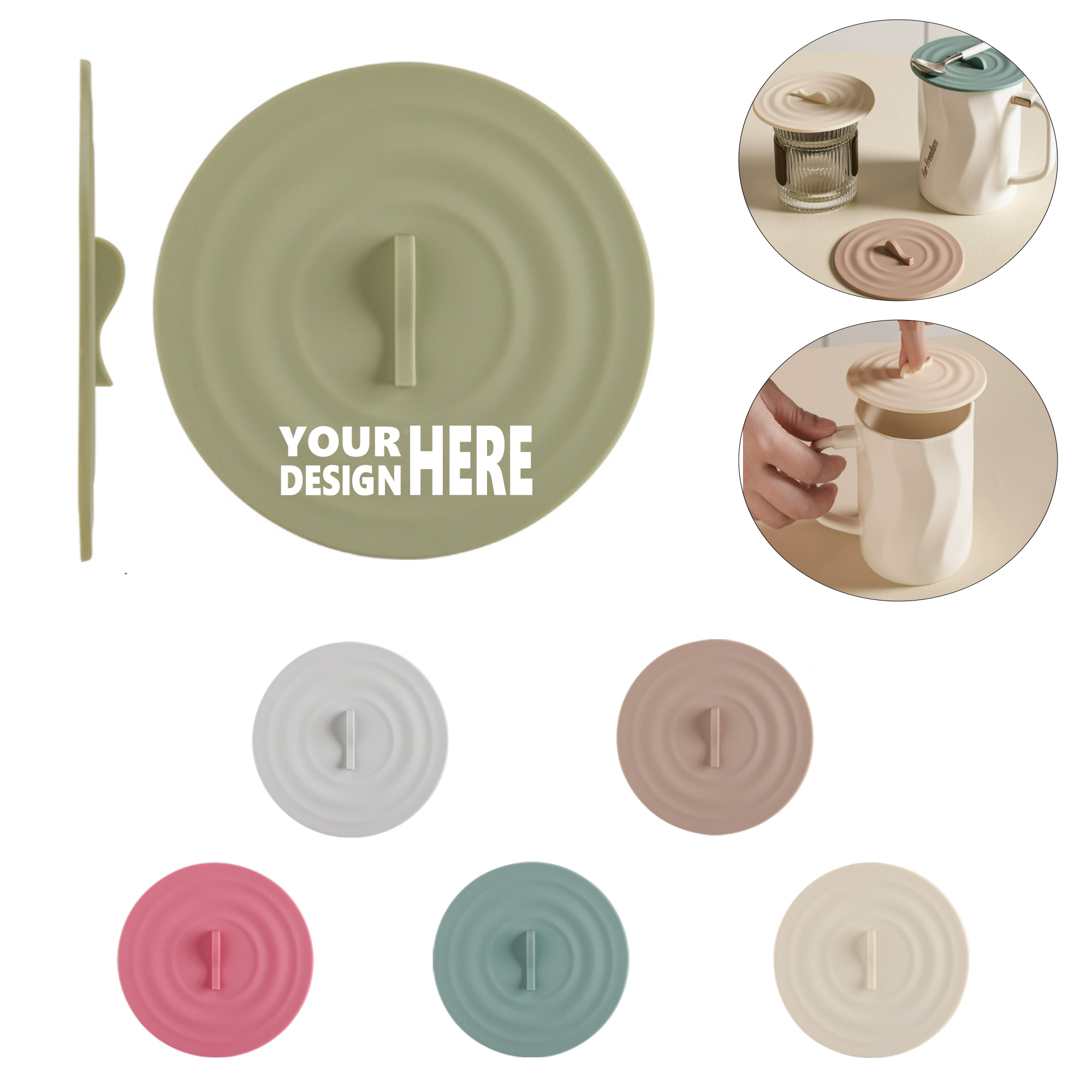 Reusable Silicone Lid for Mugs – Dustproof Design 3