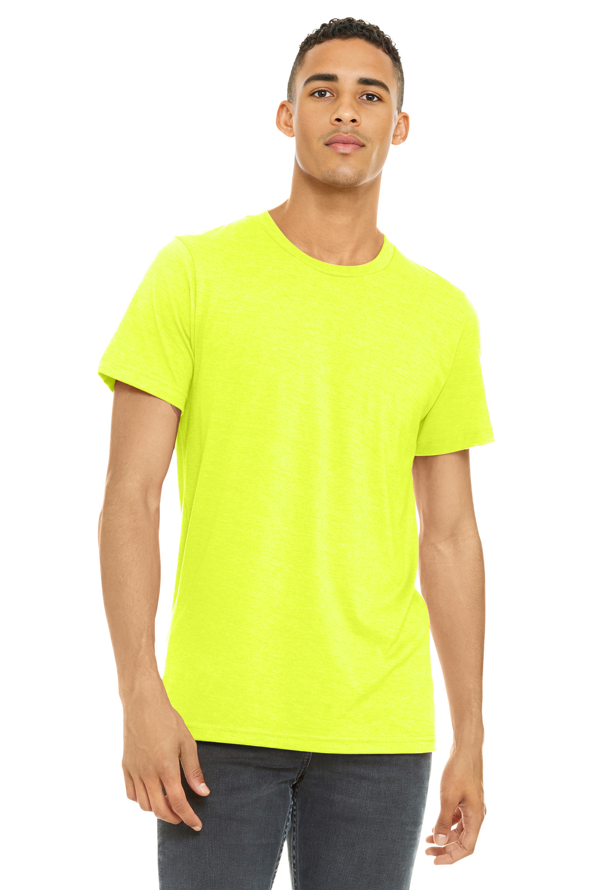 BELLA+CANVAS Unisex Heather CVC Short Sleeve Tee. BC3001CVC 620