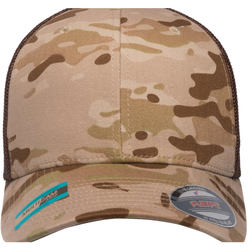 Yupoong Adult Flexfit® Multicam® Trucker Mesh Cap 1