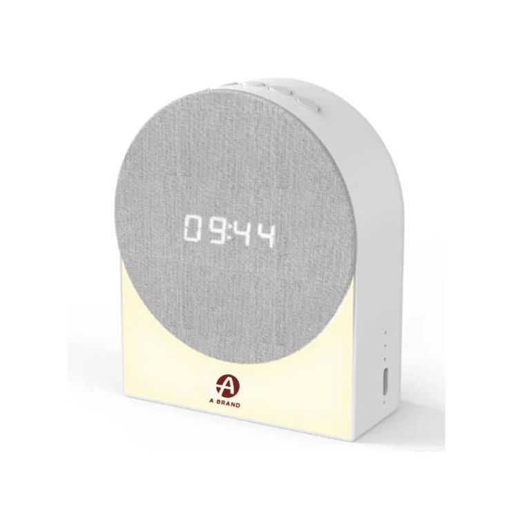 Sleeping Device White Noise Speaker Alarm Clock Night Light 2