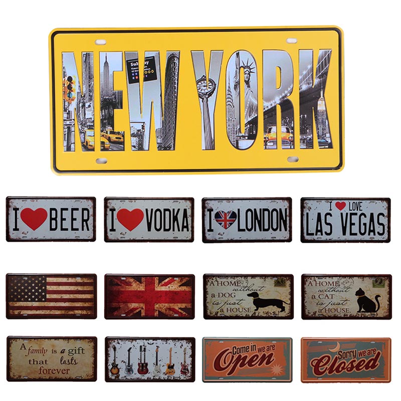 Full Color Dye Sublimated Embossed Aluminum License Plate 2