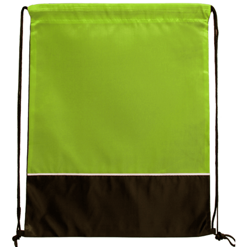 Two Tone Classic Drawstring Tote Bags 2
