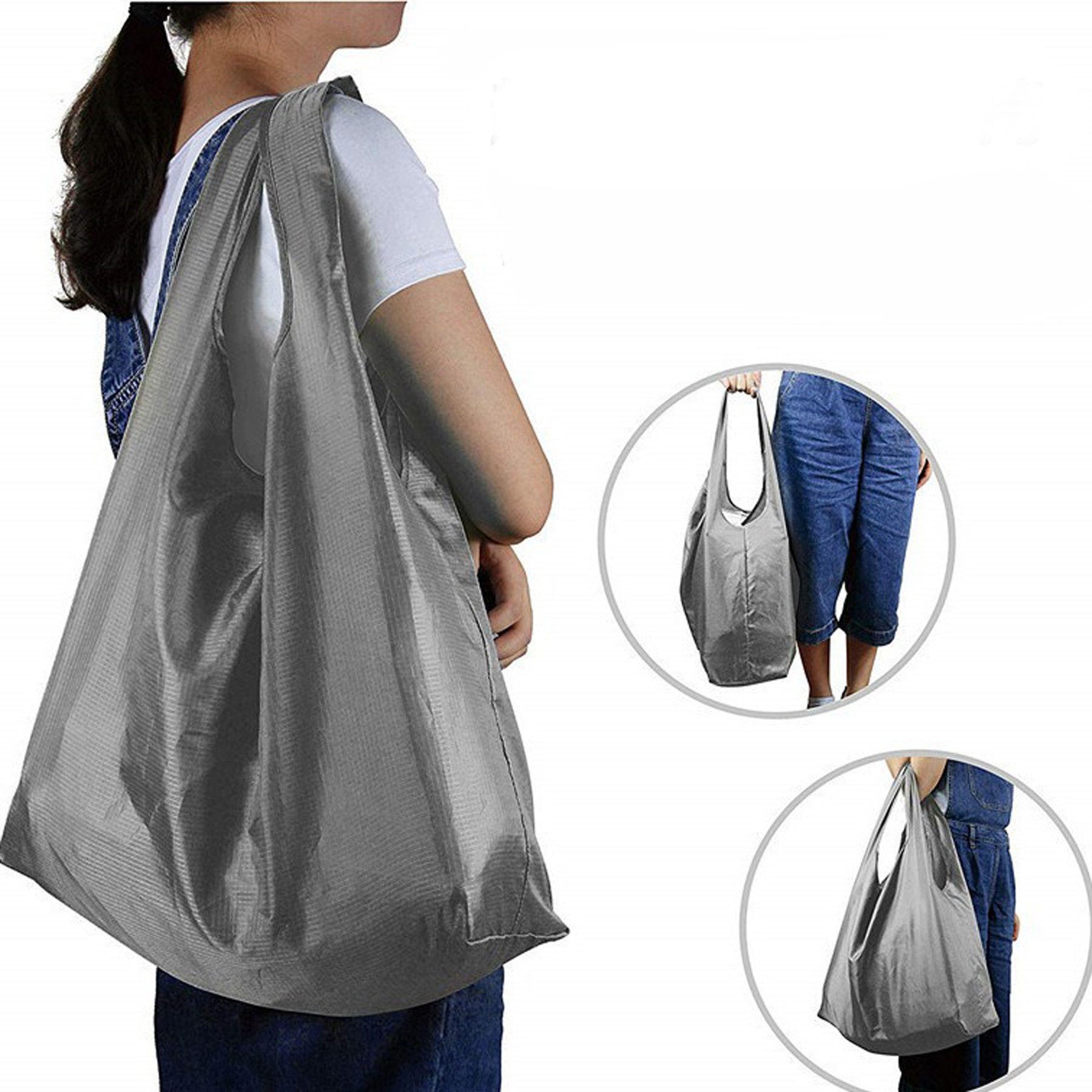 Reusable Grocery Shopping Bags, custom tote bag with logo imprint 1