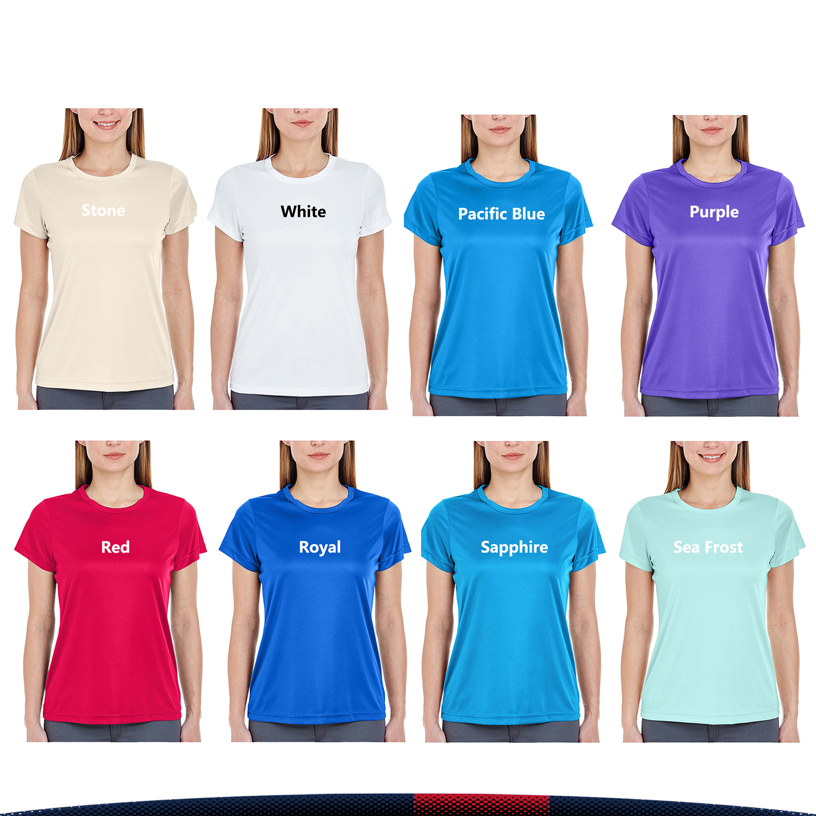 UltraClub® 4 oz. Ladies' Sports T-Shirts 6