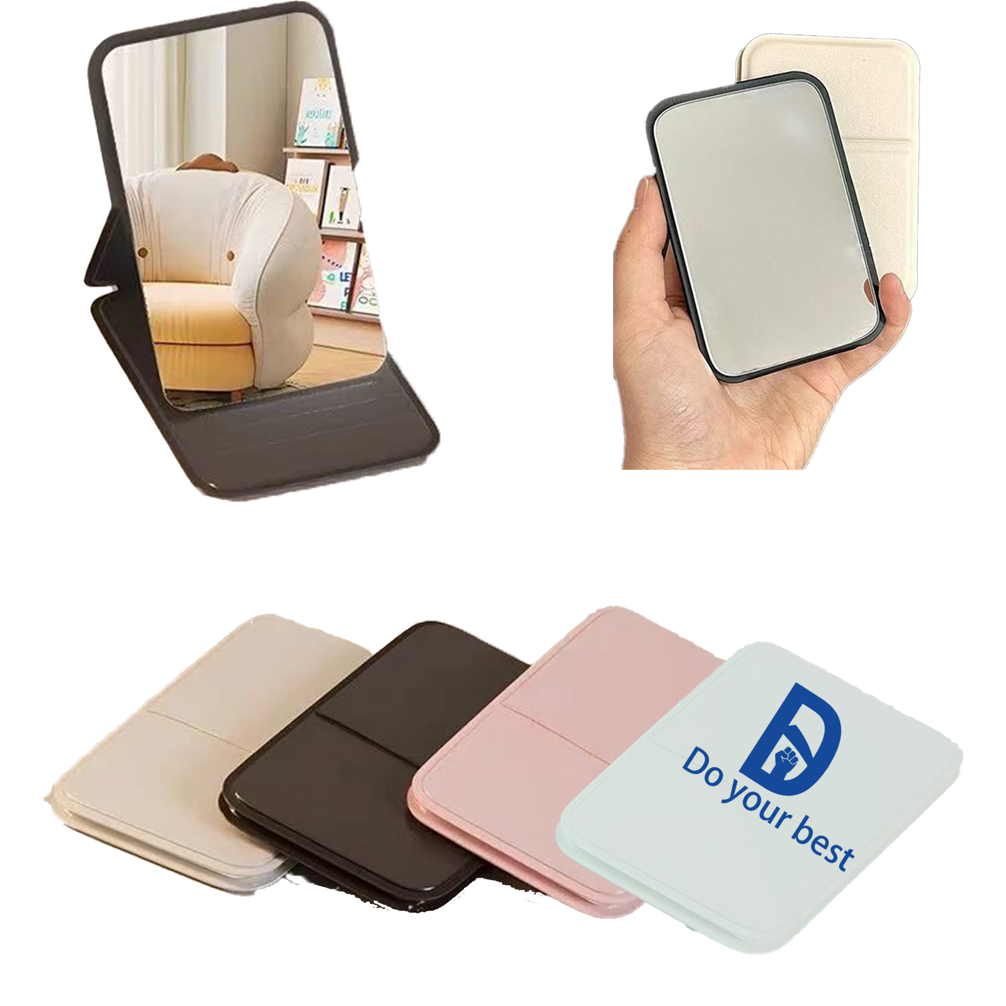 Compact Folding Custom Mirror 4