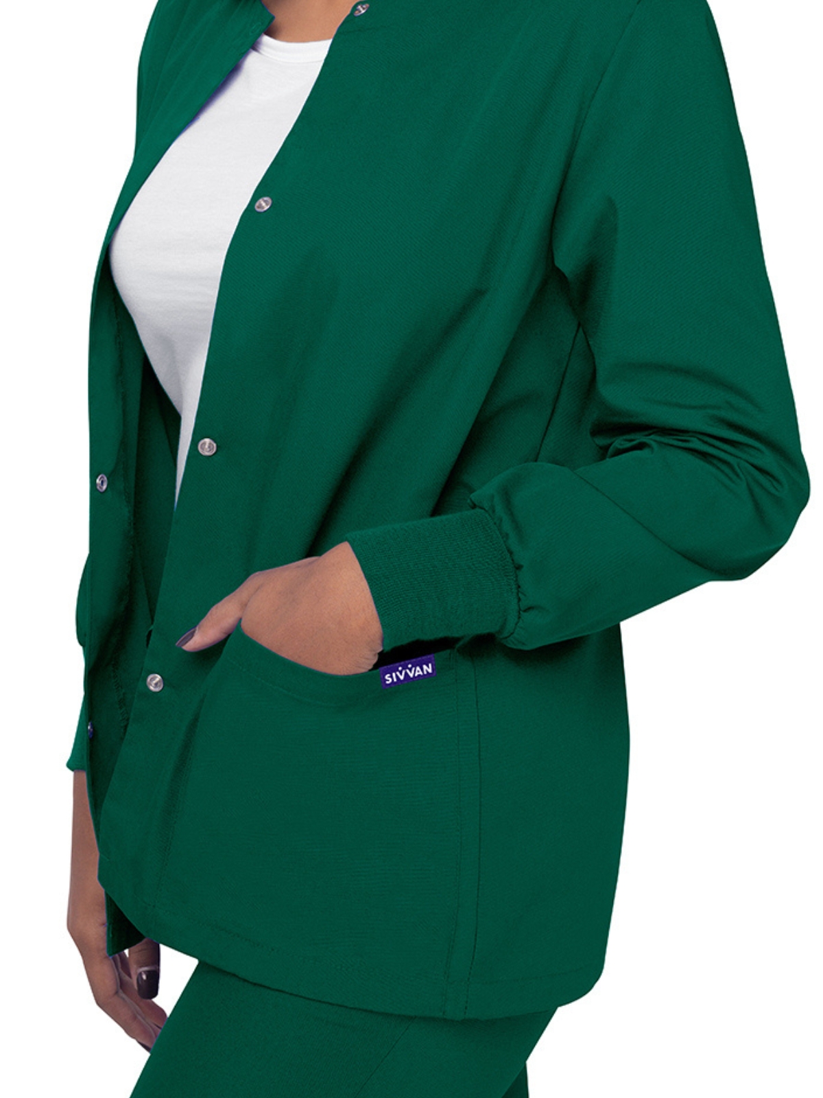 Adar - Sivvan - Women's Warm-Up Snap Close Jacket 13