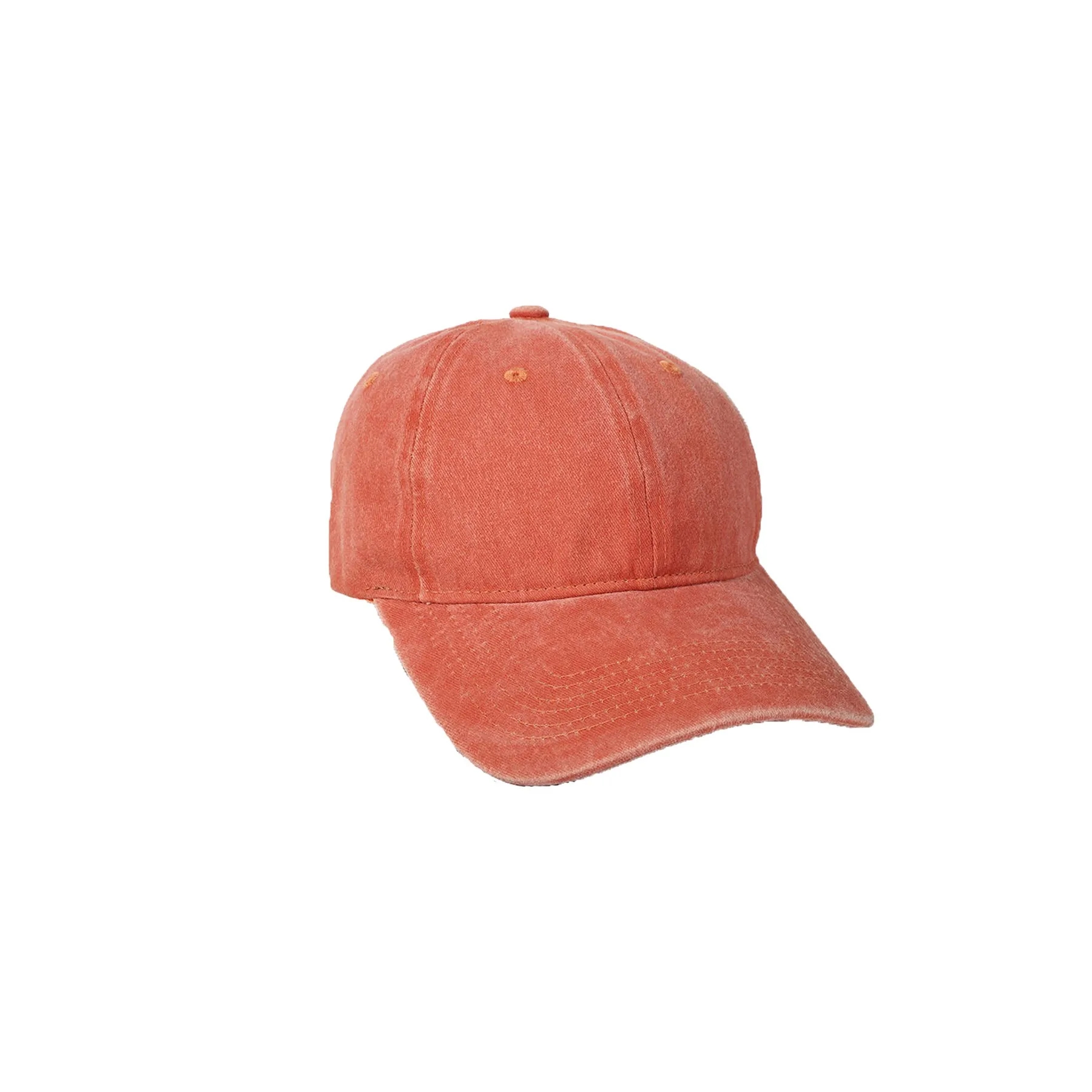 Washed Pigment Dyed Cotton Dad Baseball Cap 11